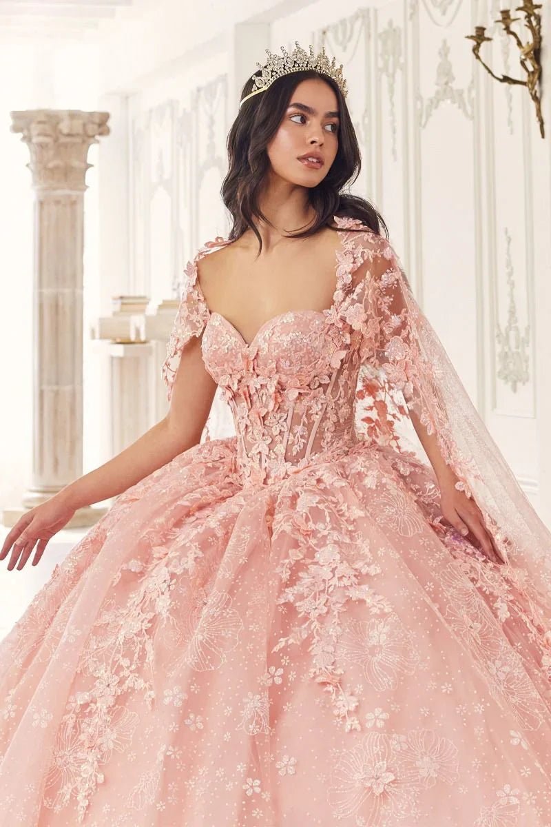 white christmas dresses Rachel Allan RQ1163 Strapless Quinceanera Dress main image 1