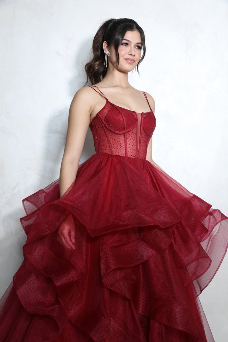 DARELLA Romantic Tulle Layered Prom & Formal Dress in Australia | One Honey Boutique