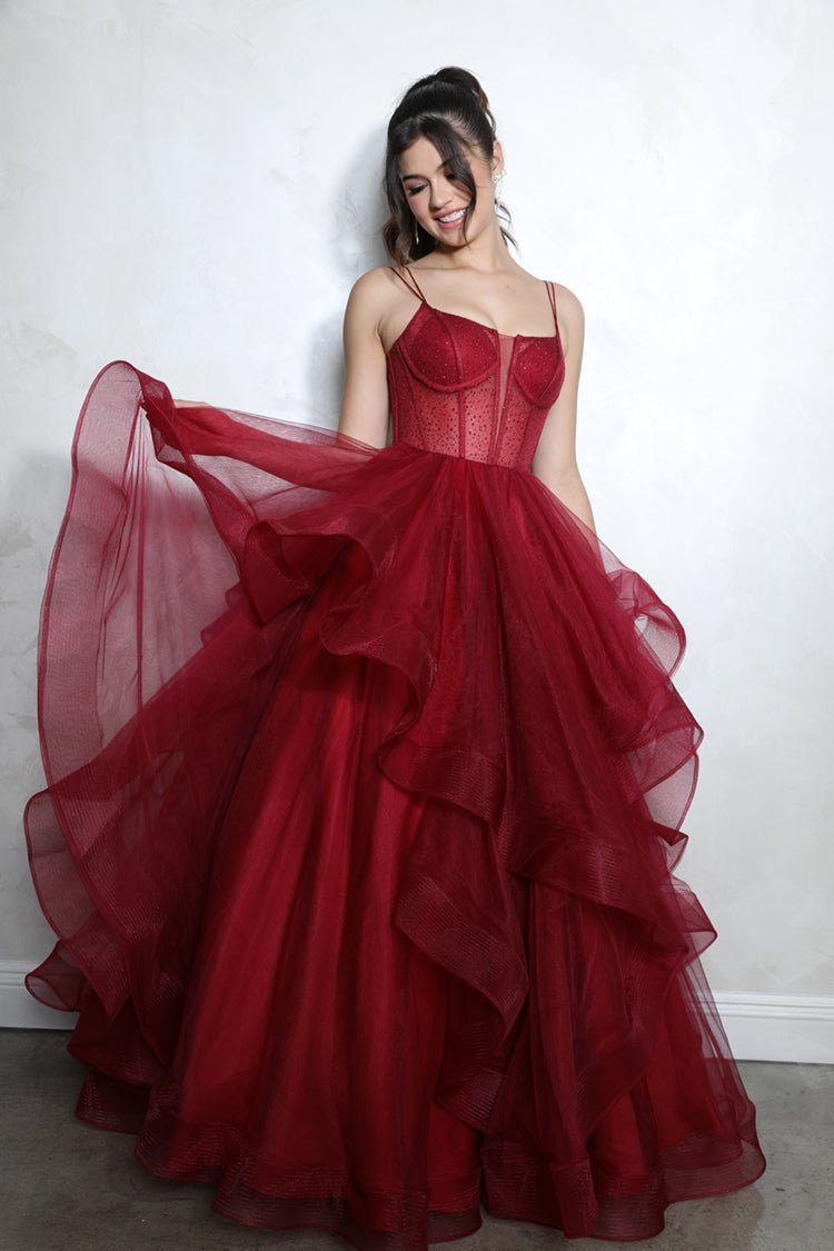 DARELLA Romantic Tulle Layered Prom & Formal Dress in Australia | One Honey Boutique
