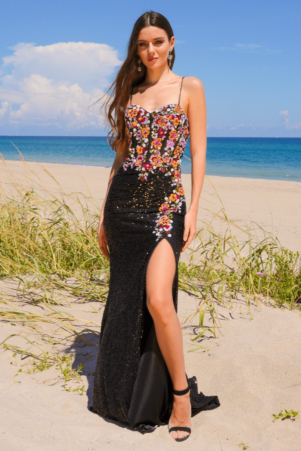 KLEORA Sequin Embellished Mermaid Corset Prom & Formal Dress in Australia | One Honey Boutique