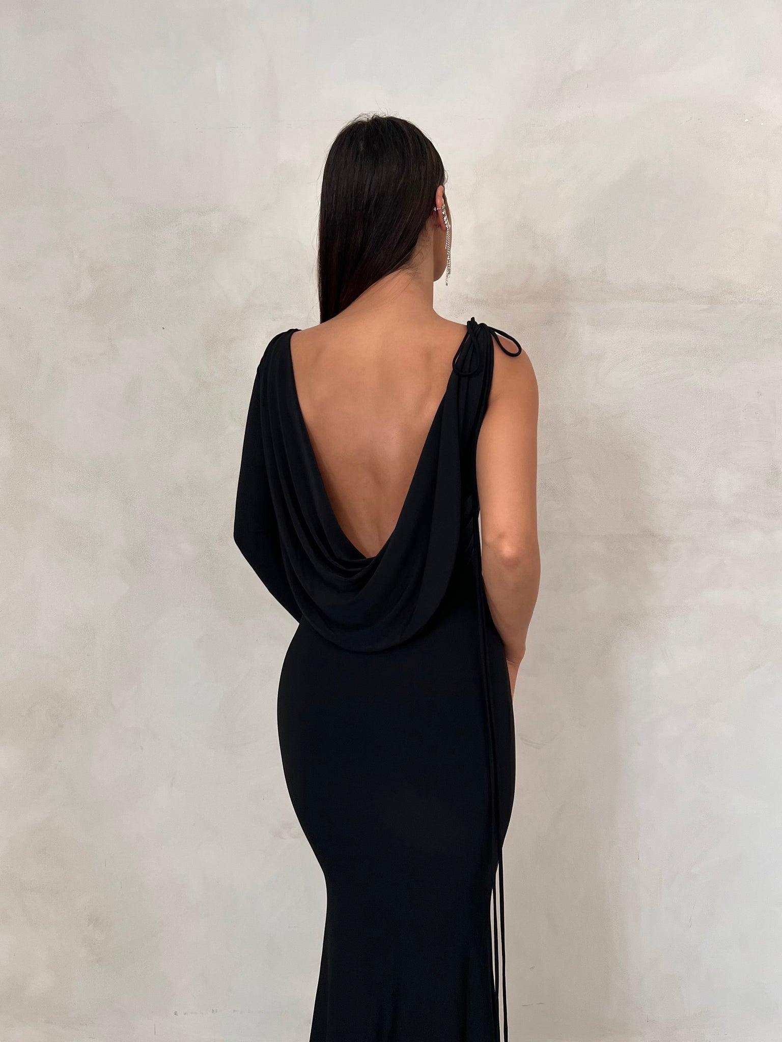 MÉLANI The Label EMILIA Reversible One Sleeve Dress