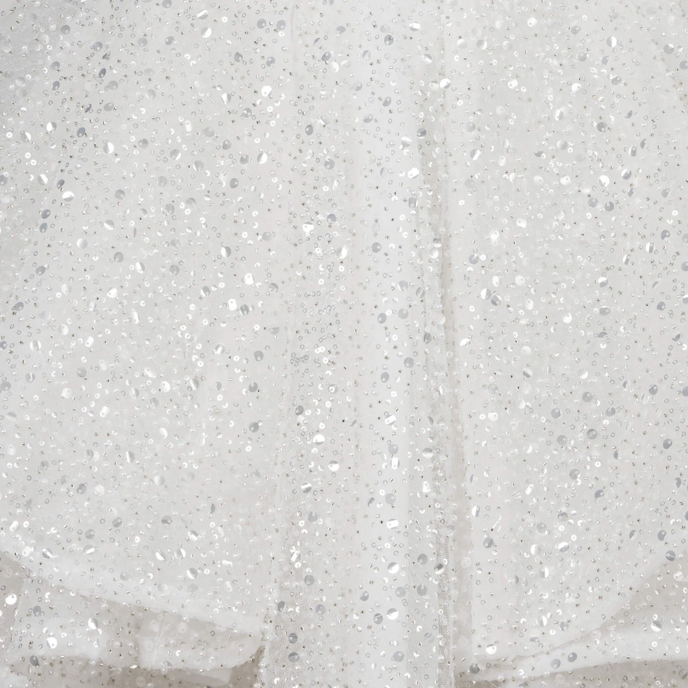 Fraulein Label SNOW WHITE White Strapless Pearl and Sequin Tiered Mini Hens Dress in Australia | One Honey Boutique