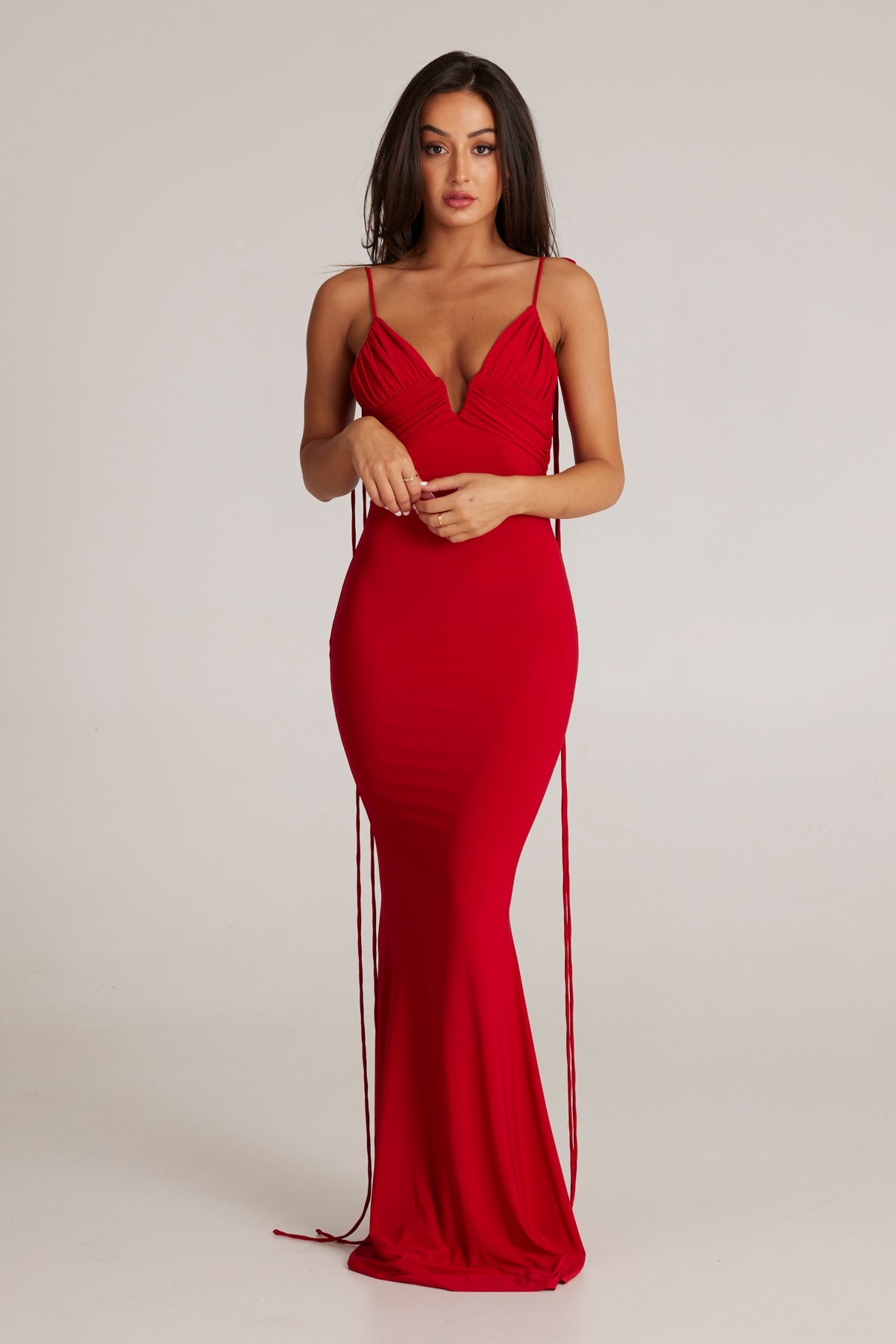 MÉLANI The Label ANTONIA Low Back Midi Dress