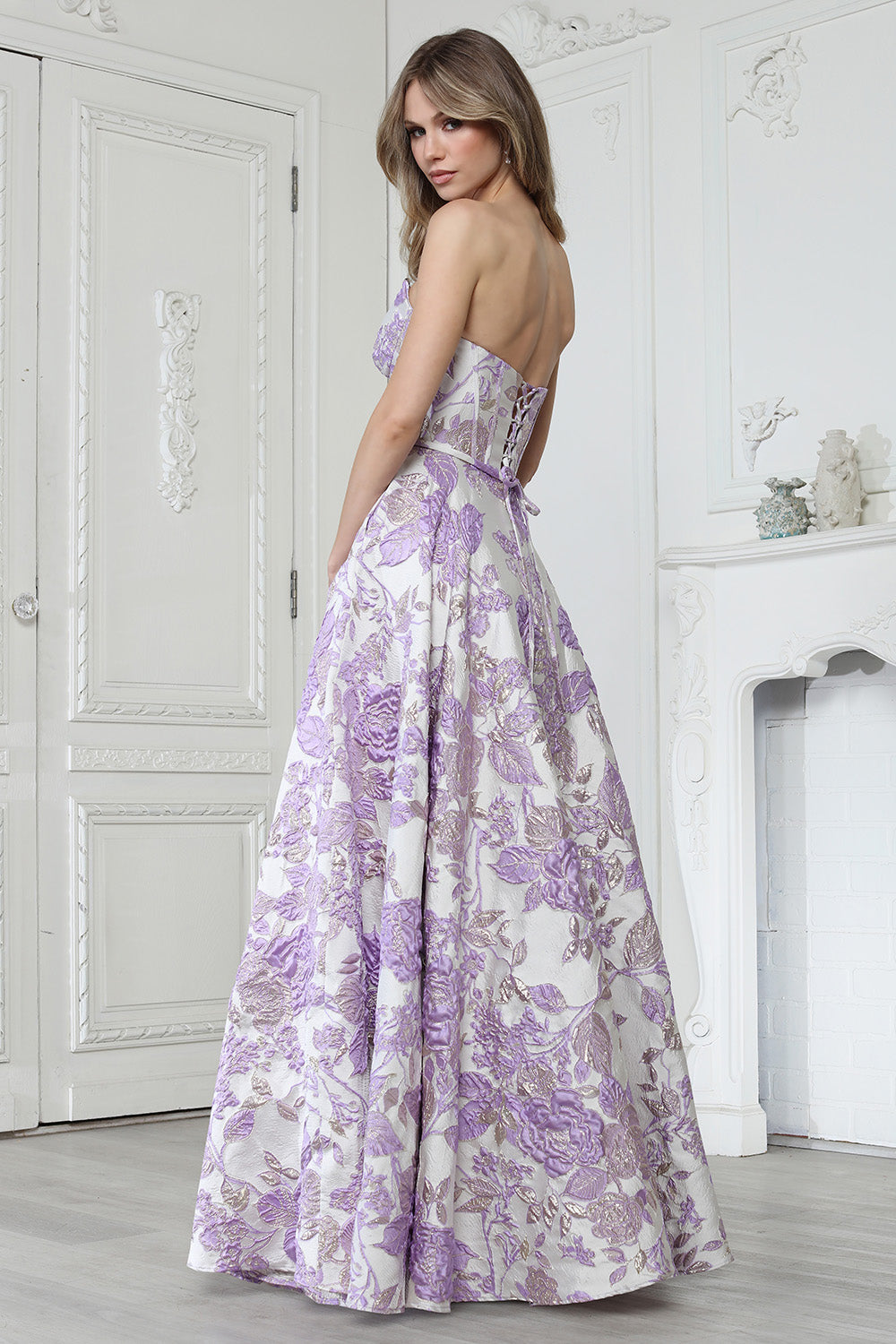 JESSENIA Floral Multi A-Line Prom & Formal Dress