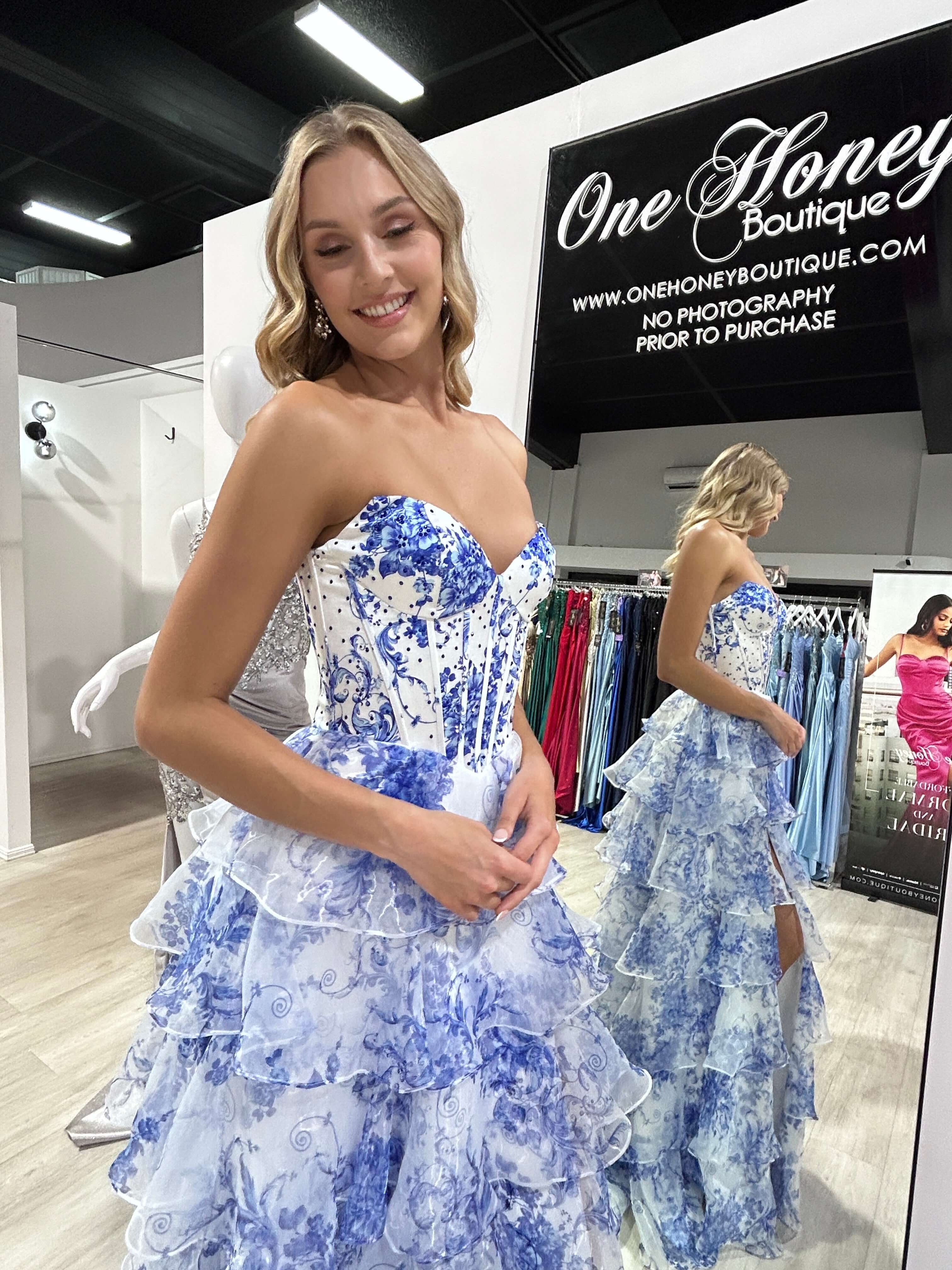 blue-white-prom-dress-sweetheart-neckline-tulle-layers-one-honey-school-formal-prom-events