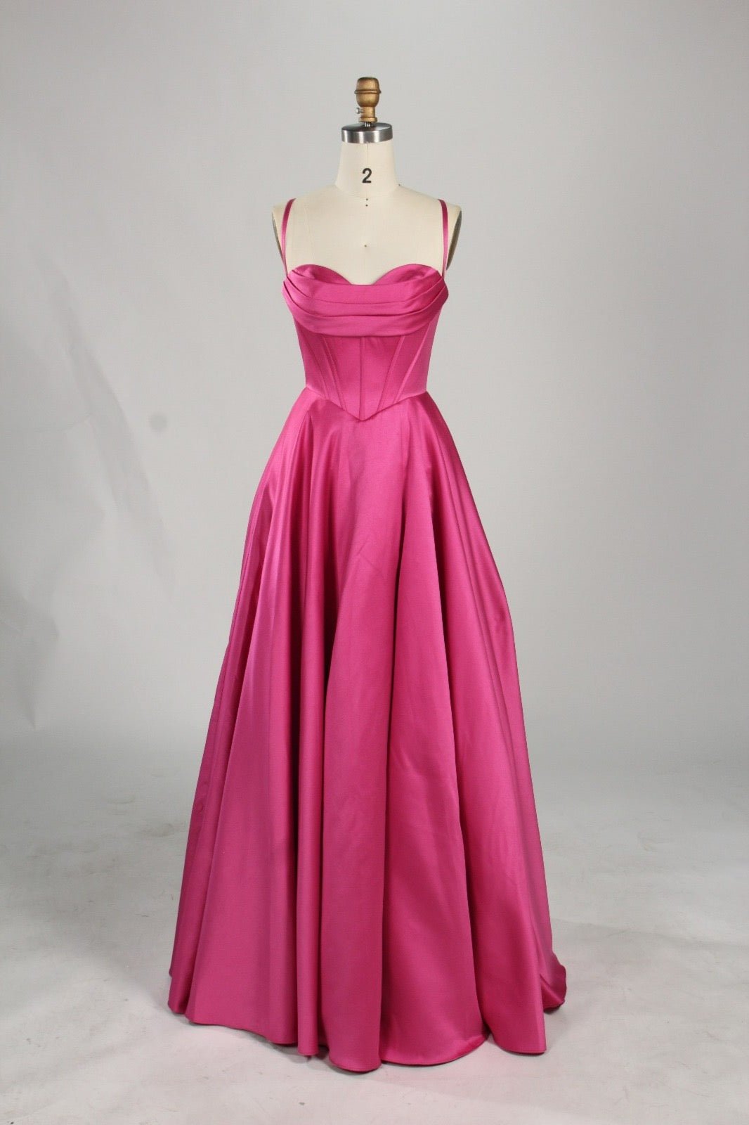 Honey Couture BRIELLA Satin Corset Ball Gown Formal Dress in Australia | One Honey Boutique