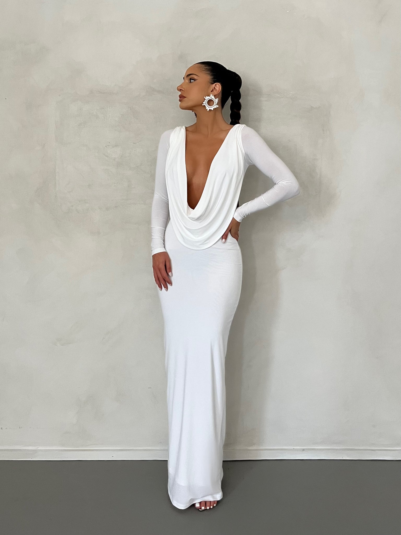 MÉLANI The Label AMARI Reversible Long Sleeve Dress