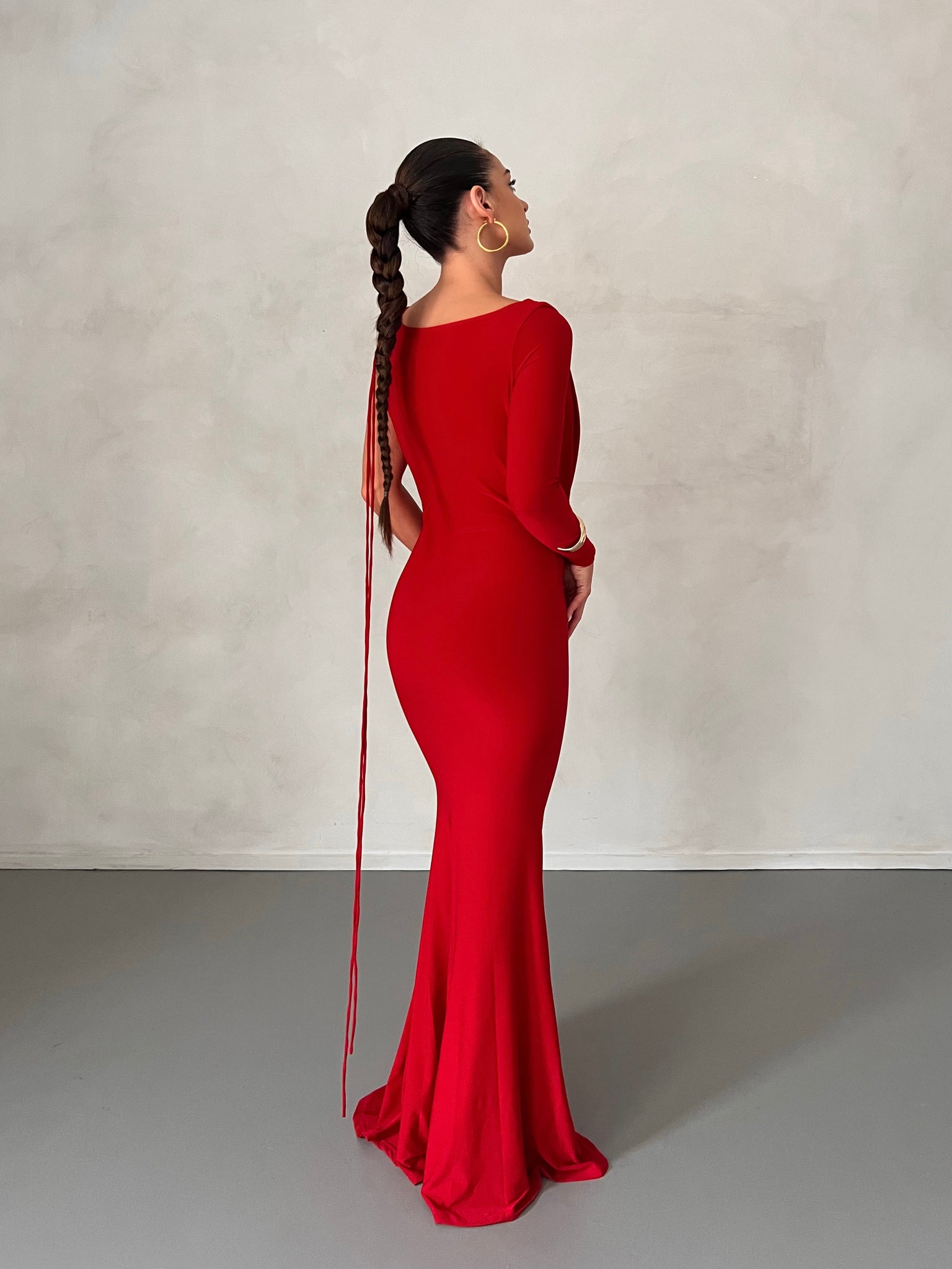 MÉLANI The Label EMILIA Reversible One Sleeve Dress