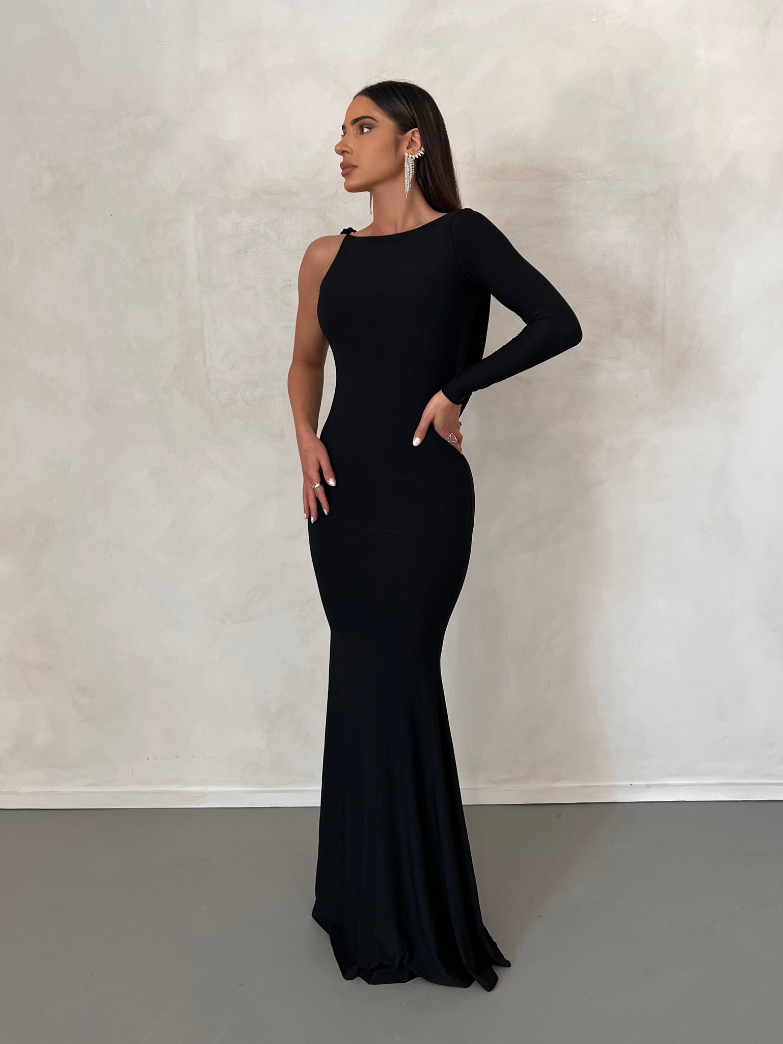 MÉLANI The Label EMILIA Reversible One Sleeve Dress