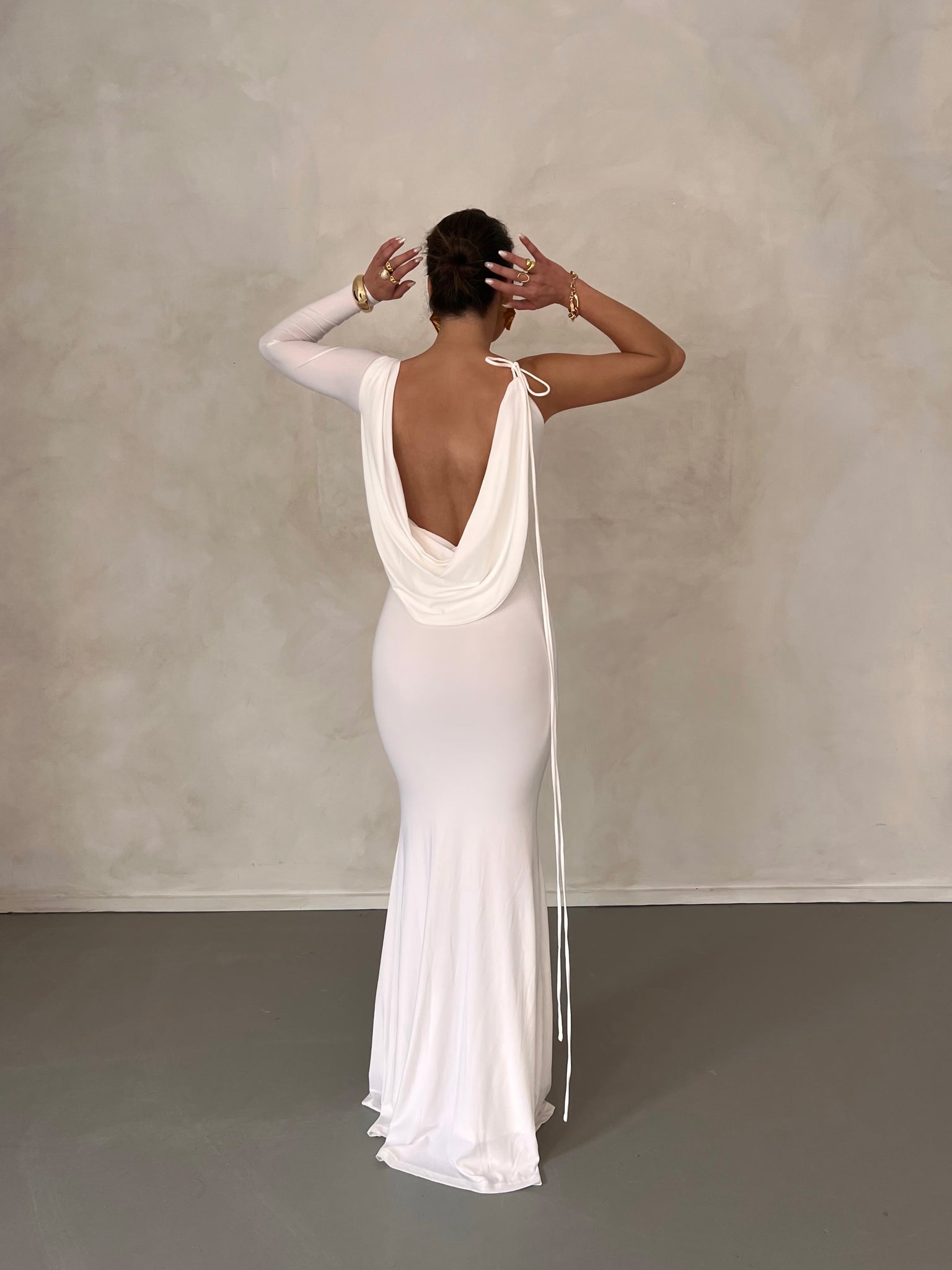 MÉLANI The Label EMILIA Reversible One Sleeve Dress