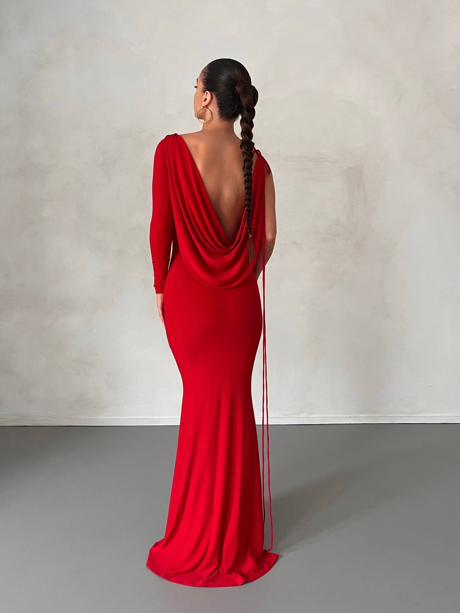 MÉLANI The Label EMILIA Reversible One Sleeve Dress