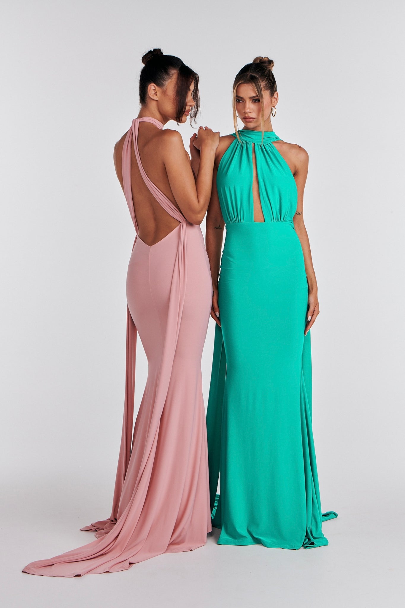 MÉLANI The Label LUCIA Keyhole Neckline Backless Bridesmaid Formal Gown