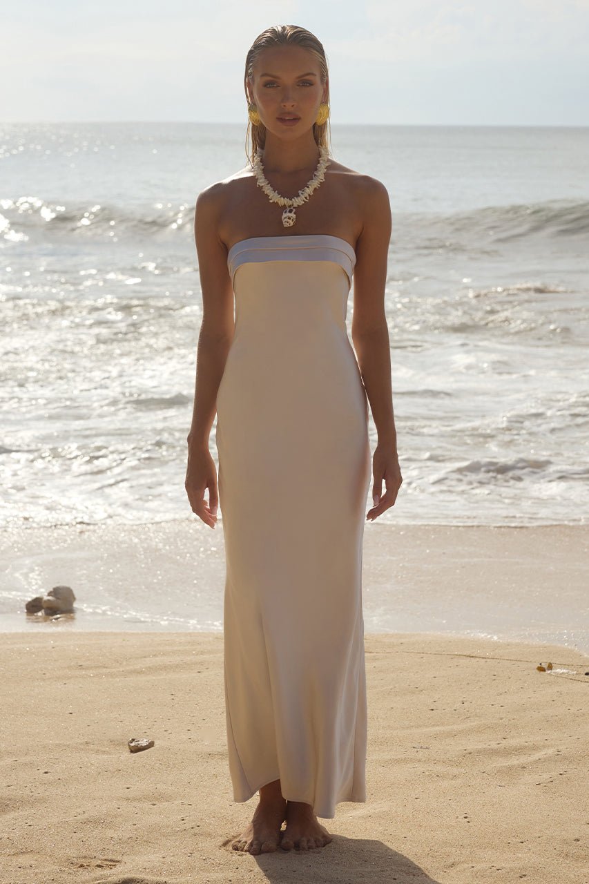 Runaway The Label DELILAH Bridesmaids Semi Formal Maxi Dress in Australia | One Honey Boutique