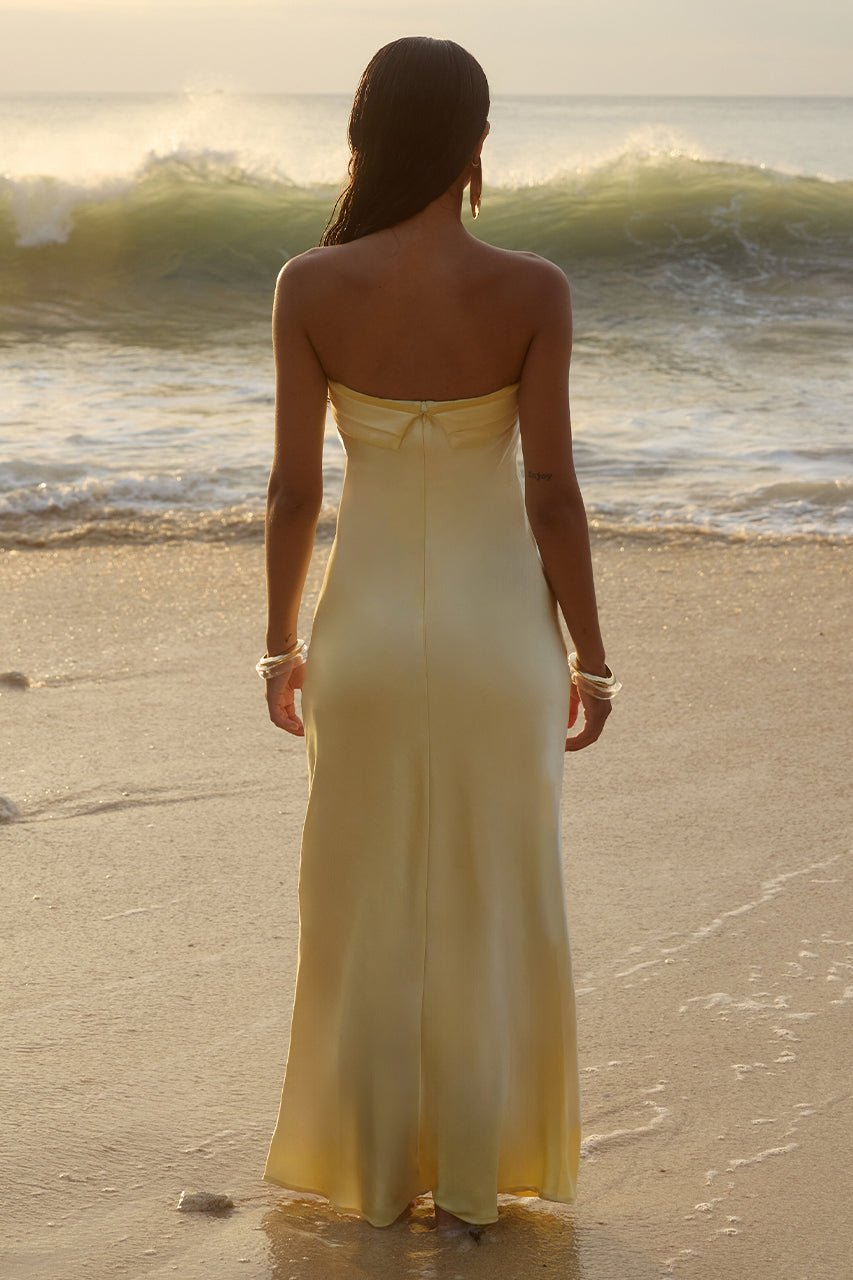 Runaway The Label DELILAH Bridesmaids Semi Formal Maxi Dress in Australia | One Honey Boutique