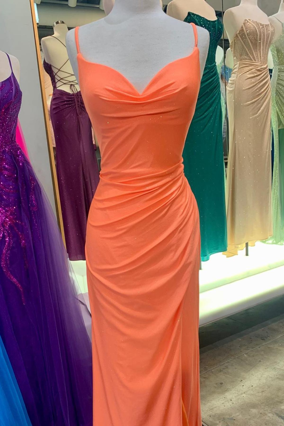 MARELLA Glitter Shimmer Corset Prom & Formal Dress