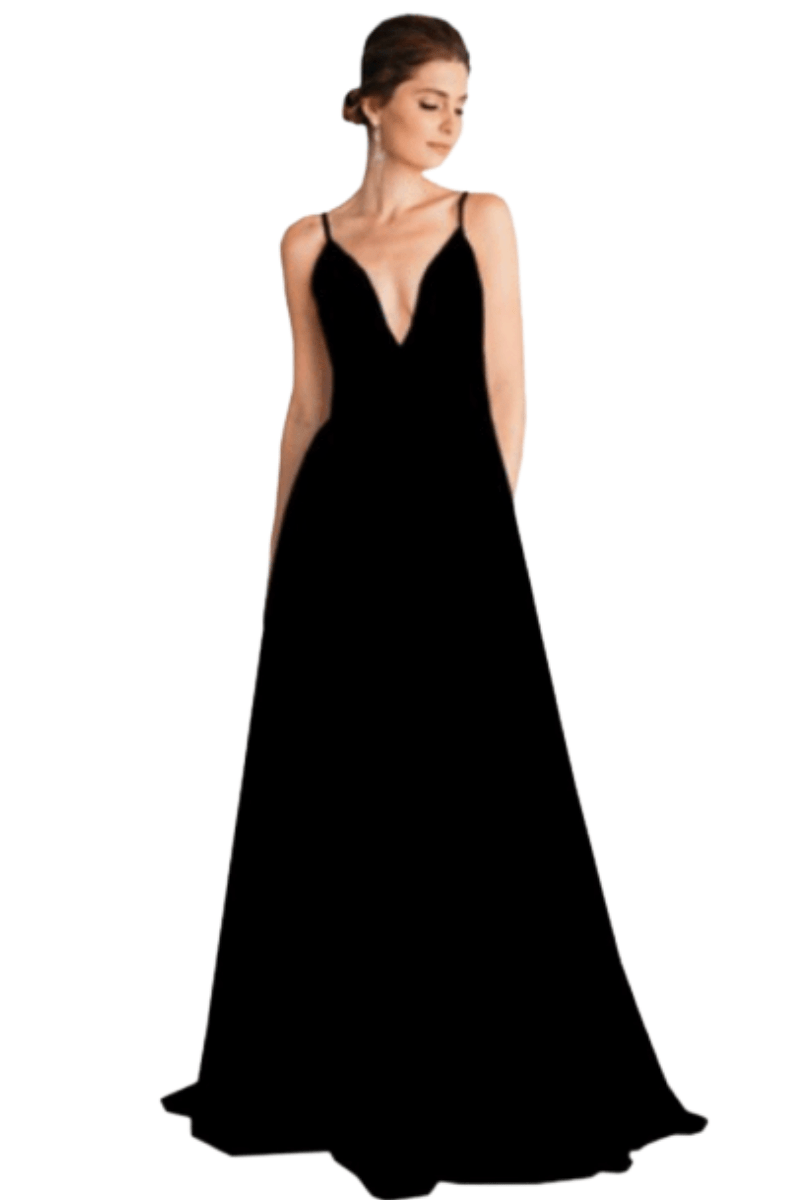 Pia Gladys Perey EVITA Silk Jersey A - Line Bridesmaid Dress in Australia | One Honey Boutique