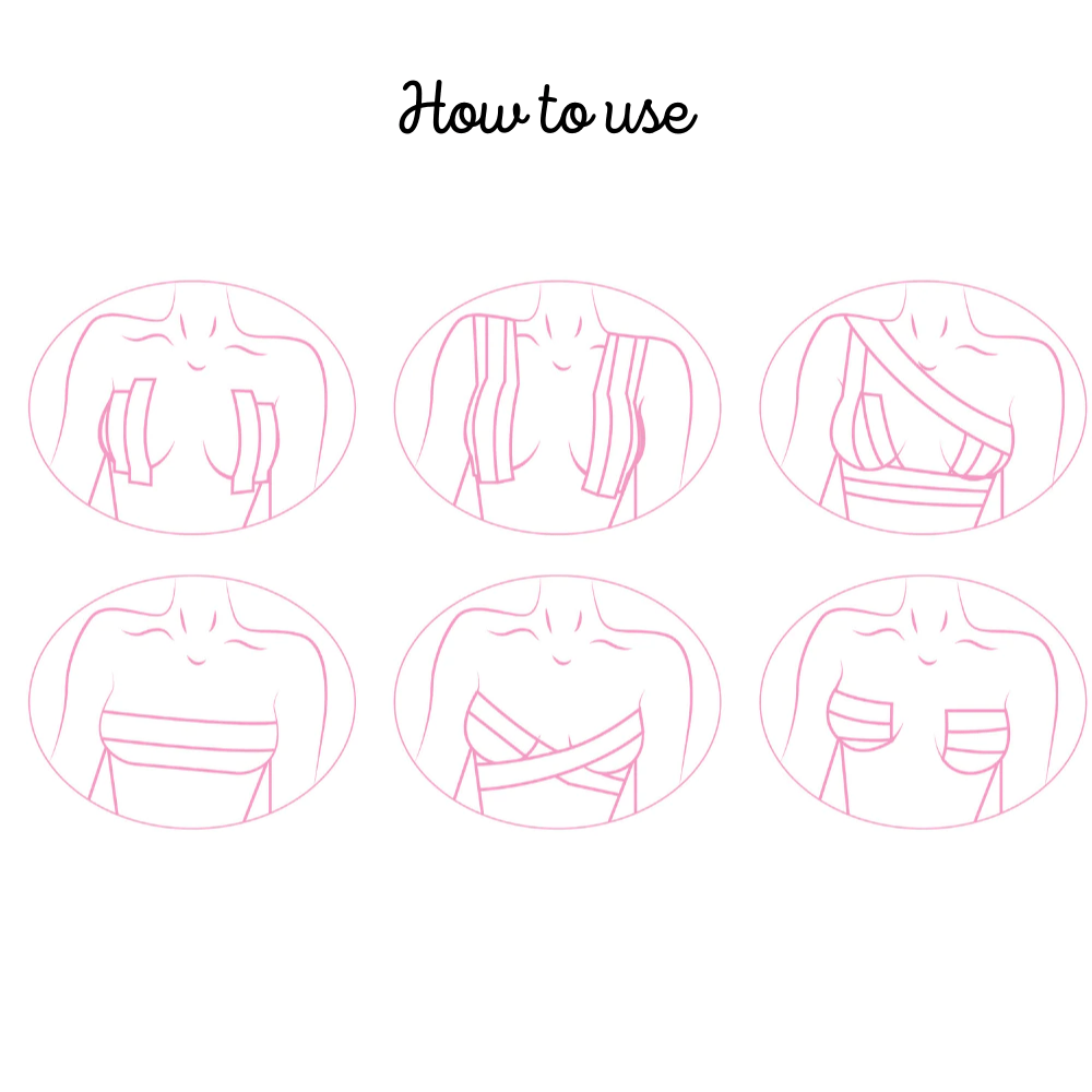 Hollywood Fashion Secrets Boob Besties – Adhesive Bra Inserts in Australia | One Honey Boutique