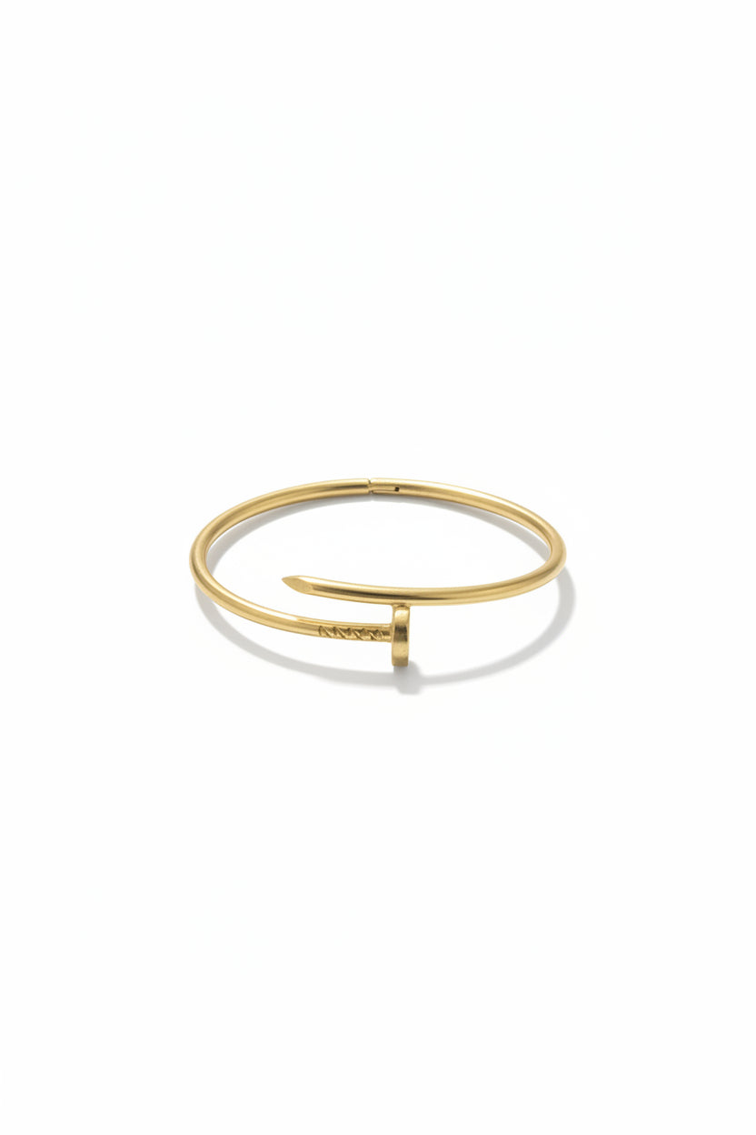 Gold Nail Cuff Bracelet Designer Inspired Jewellery