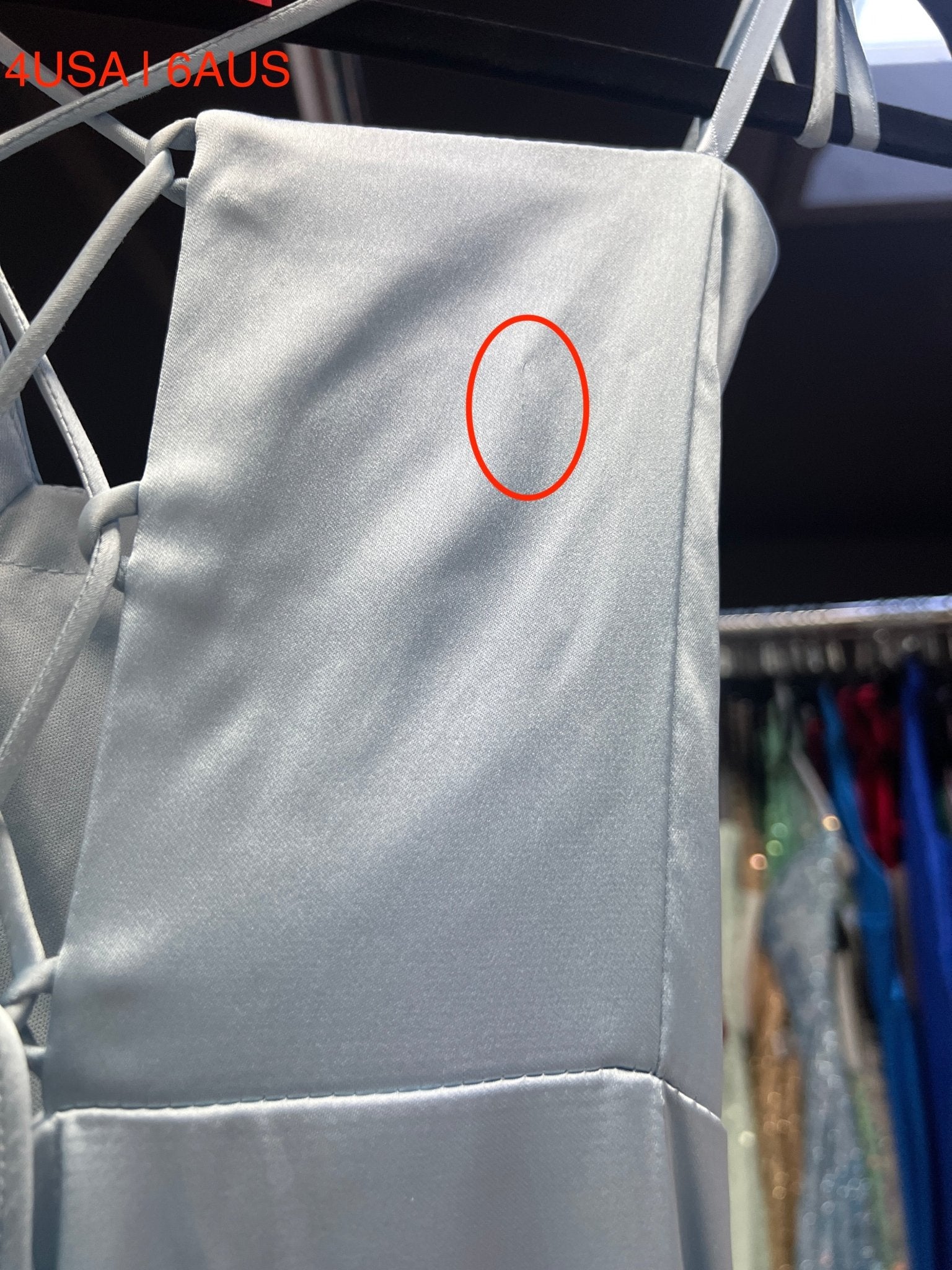 Honey Couture ZENDAYA Light Blue Satin Corset Bustier Leg Split Formal Dress (RED TAG FINAL SALE) in Australia | One Honey Boutique