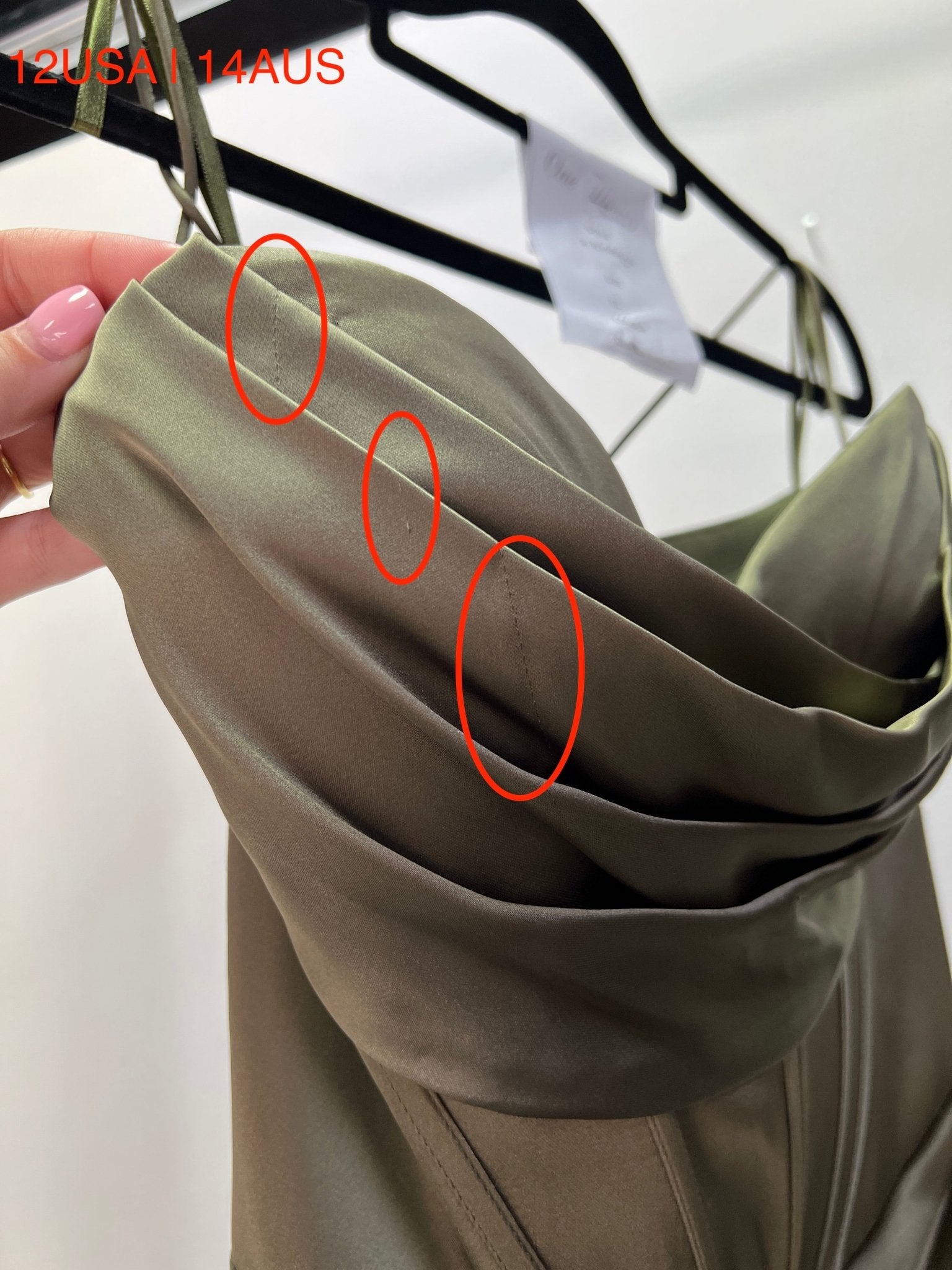 Honey Couture ZENDAYA Olive Green Satin Corset Bustier Leg Split Formal Dress (RED TAG FINAL SALE) in Australia | One Honey Boutique