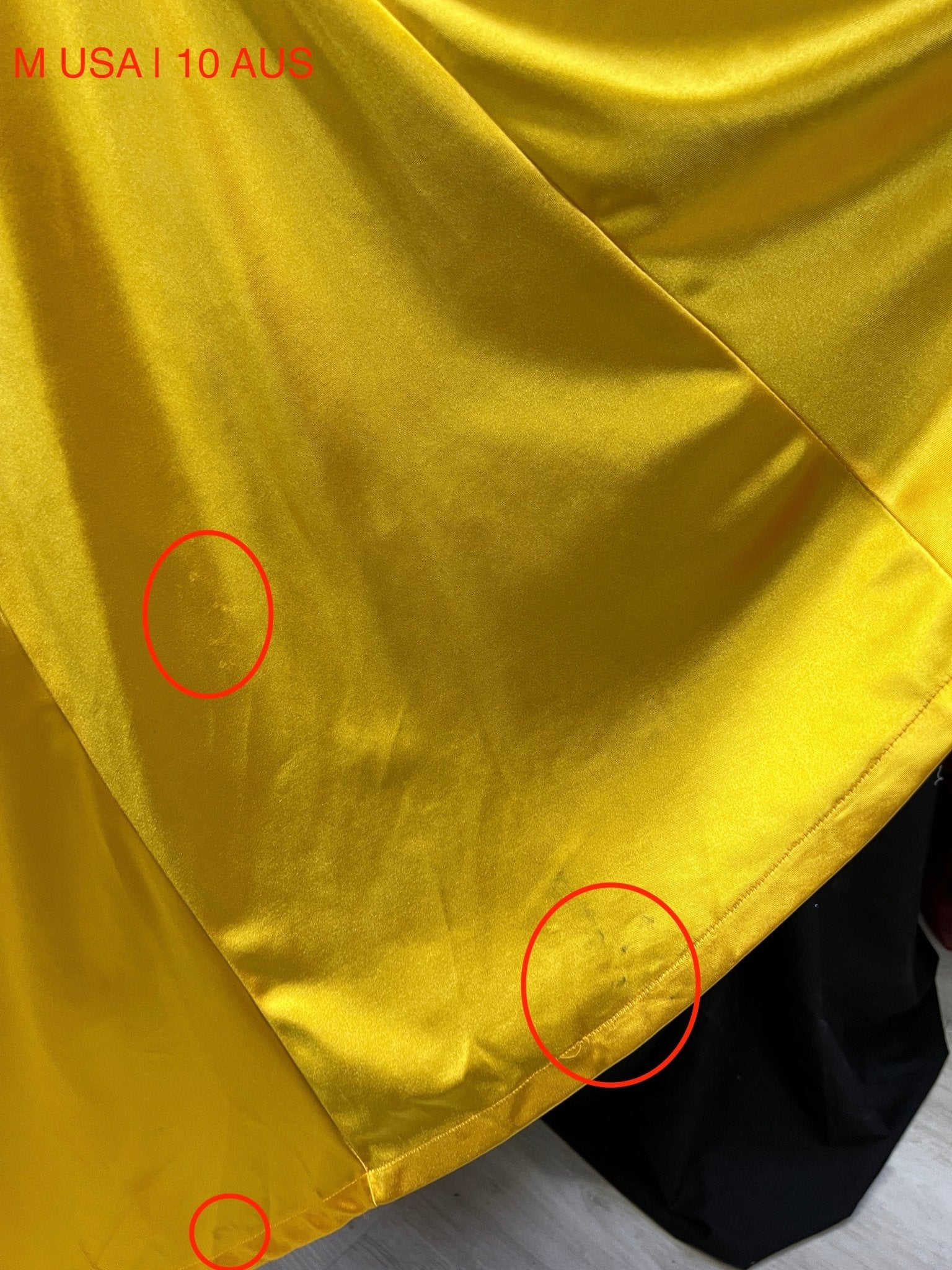 Honey Couture MILEE Yellow Low Back Mermaid Evening Gown Dress w Leg Split (RED TAG FINAL SALE) in Australia | One Honey Boutique