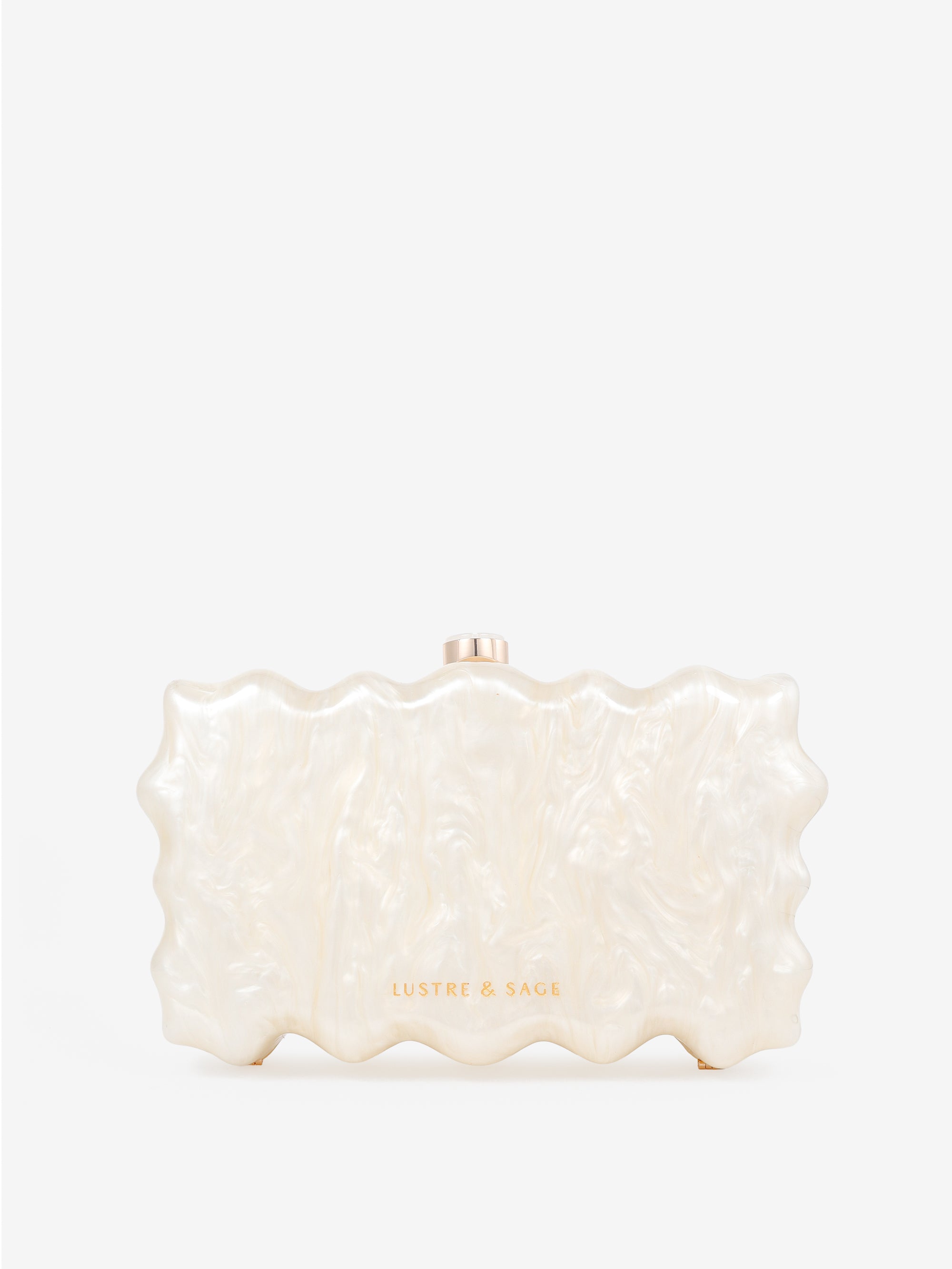 Lustre & Sage SEASHELL Evening Clutch