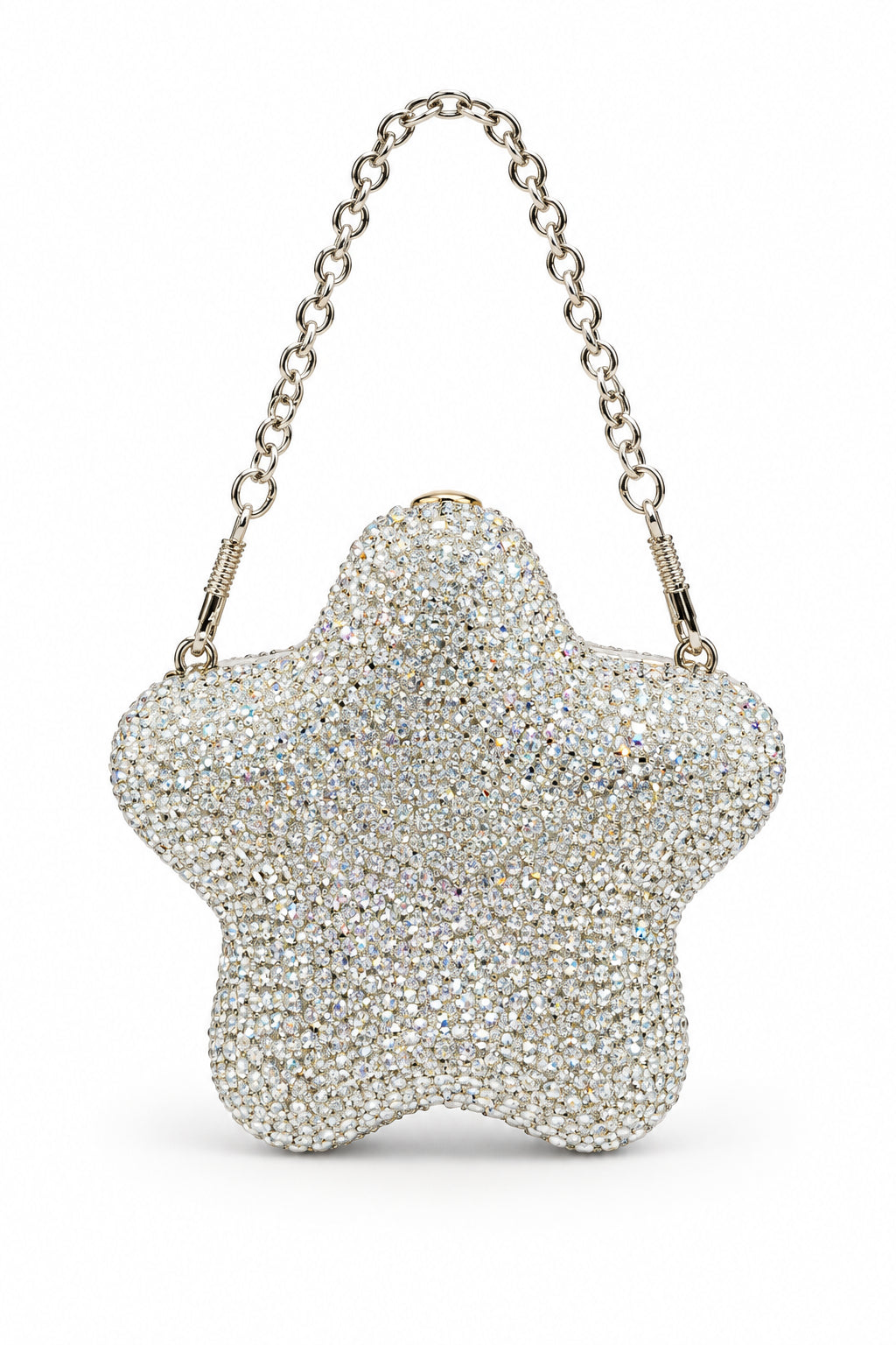 STELLA Crystal Star Rhinestone Evening Clutch Bag