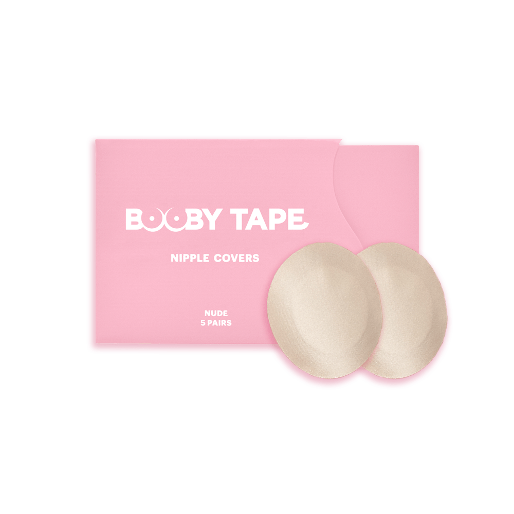 Booby Tape Reusable Hypoallergenic Nipple Covers 5cm Nude – 5 Pairs in Australia | One Honey Boutique