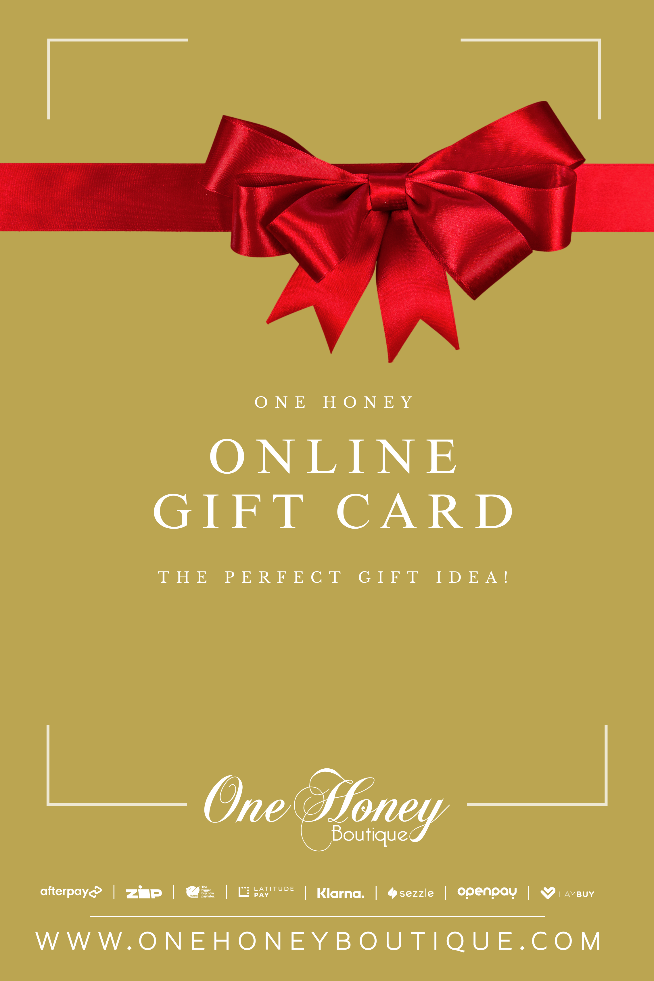 One Honey Boutique eGift Card