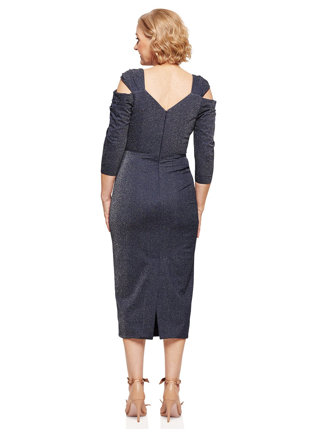 Trellis Lane NADINE Strapped Fitted Midi Cocktail & Formal Dress in Australia | One Honey Boutique