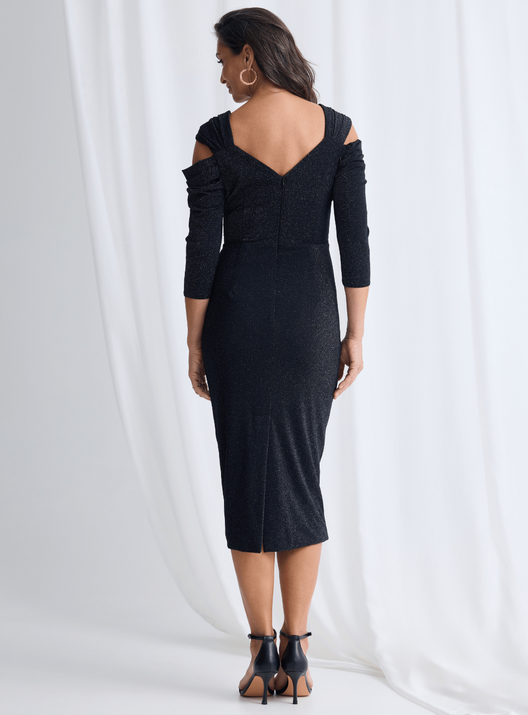 Trellis Lane NADINE Strapped Fitted Midi Cocktail & Formal Dress in Australia | One Honey Boutique
