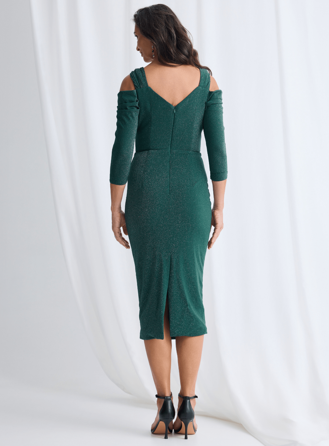 Trellis Lane NADINE Strapped Fitted Midi Cocktail & Formal Dress in Australia | One Honey Boutique