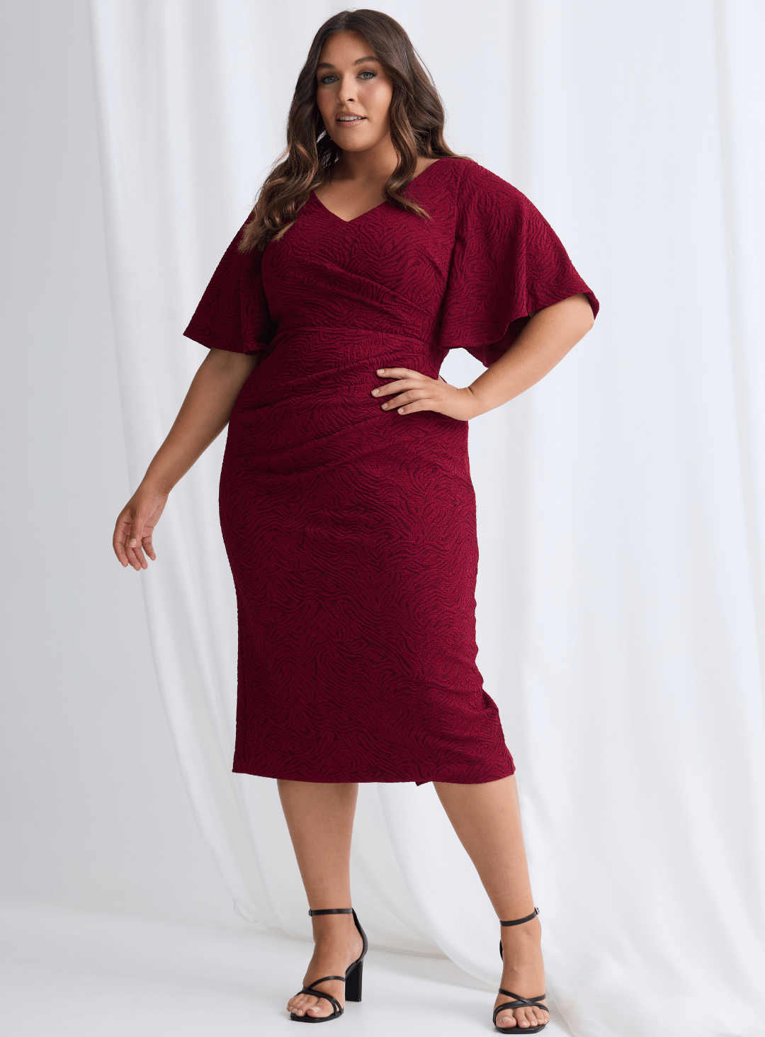 Trellis Lane CATHERINE Couture Hand - Beaded Sheath Evening Gown Formal Dress in Australia | One Honey Boutique