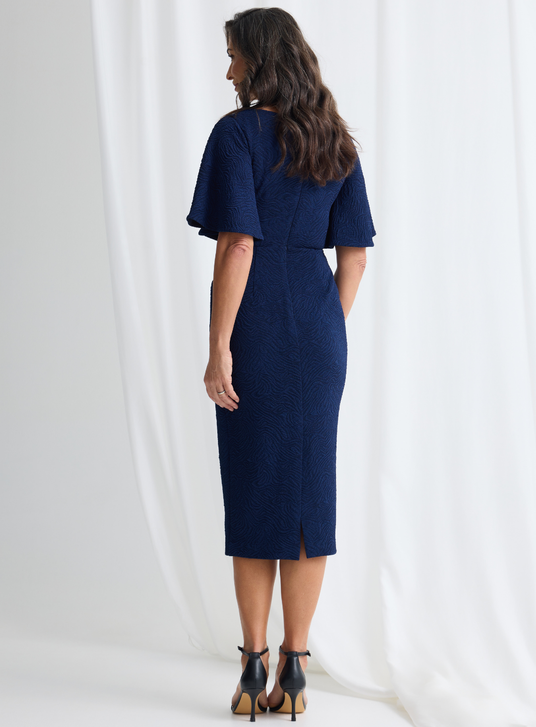 Trellis Lane CATHERINE Couture Hand-Beaded Sheath Evening Gown Formal Dress