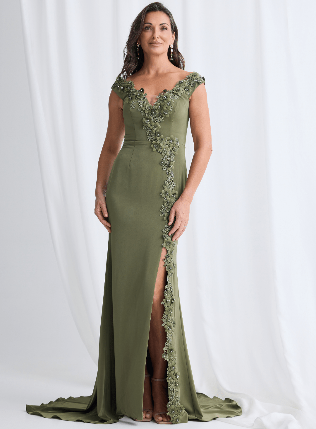 Trellis Lane ANGELA Strapless Draped Mermaid Gown in Australia | One Honey Boutique