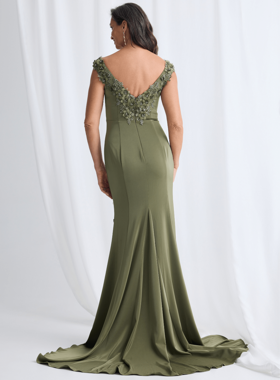 Trellis Lane ANGELA Strapless Draped Mermaid Gown in Australia | One Honey Boutique