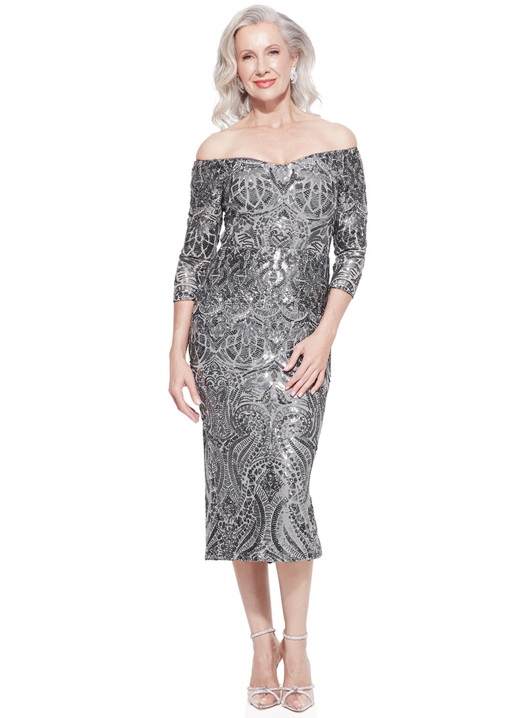 Trellis Lane MARION Structured Pleated Satin Midi Cocktail Dress in Australia | One Honey Boutique