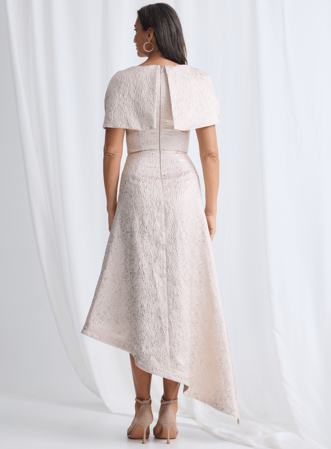 Trellis Lane ARITA Off Shoulder Structured Midi Cocktail Dress in Australia | One Honey Boutique