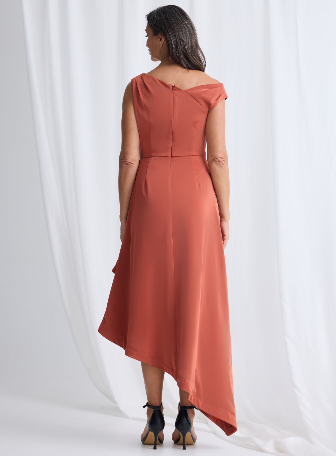 Trellis Lane JUSTINA Strapless Sequined Midi Occasion Dress