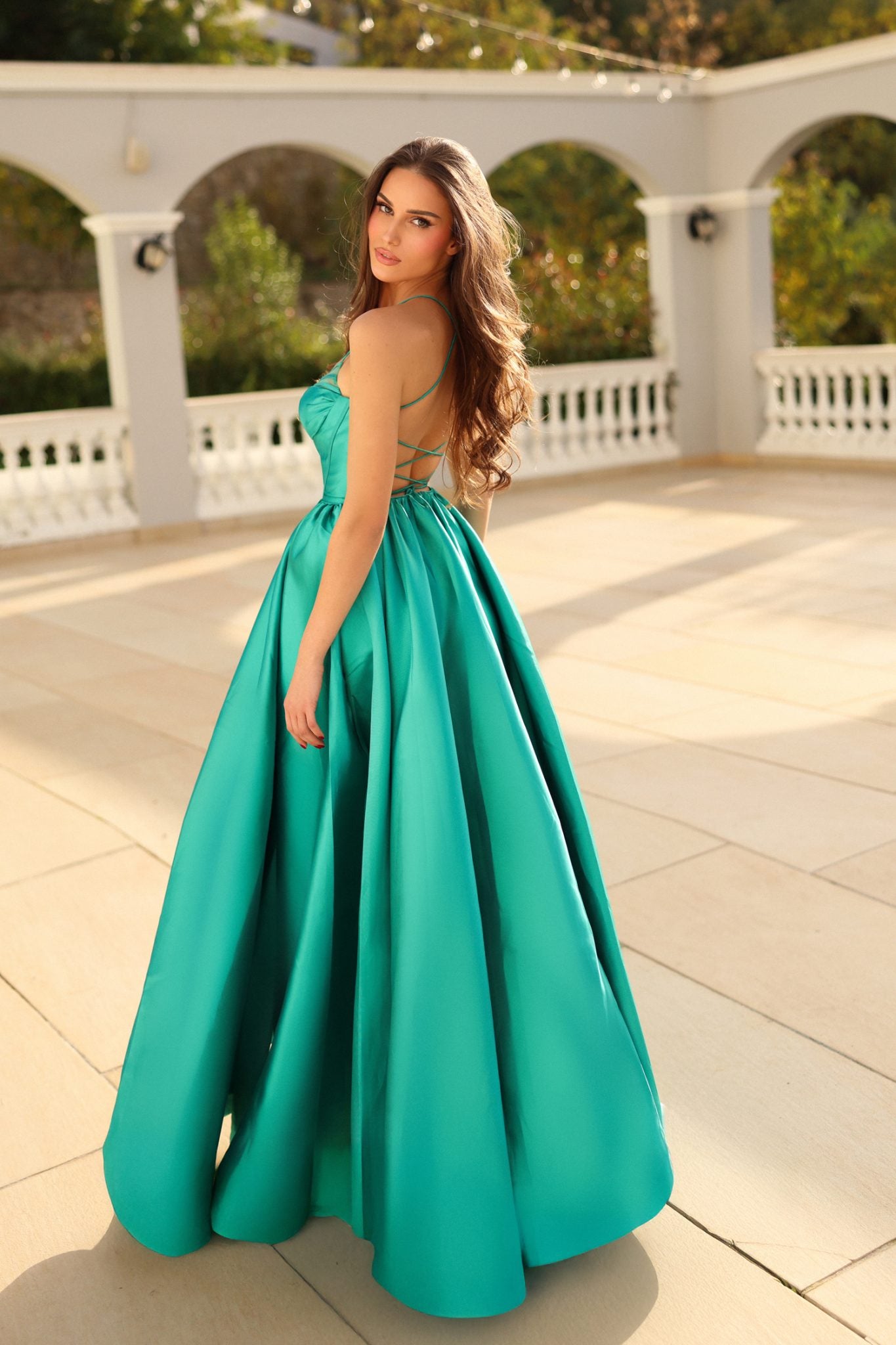 TINA HOLLY TW608 VIVIENNE Mikado High-Low Formal Dress