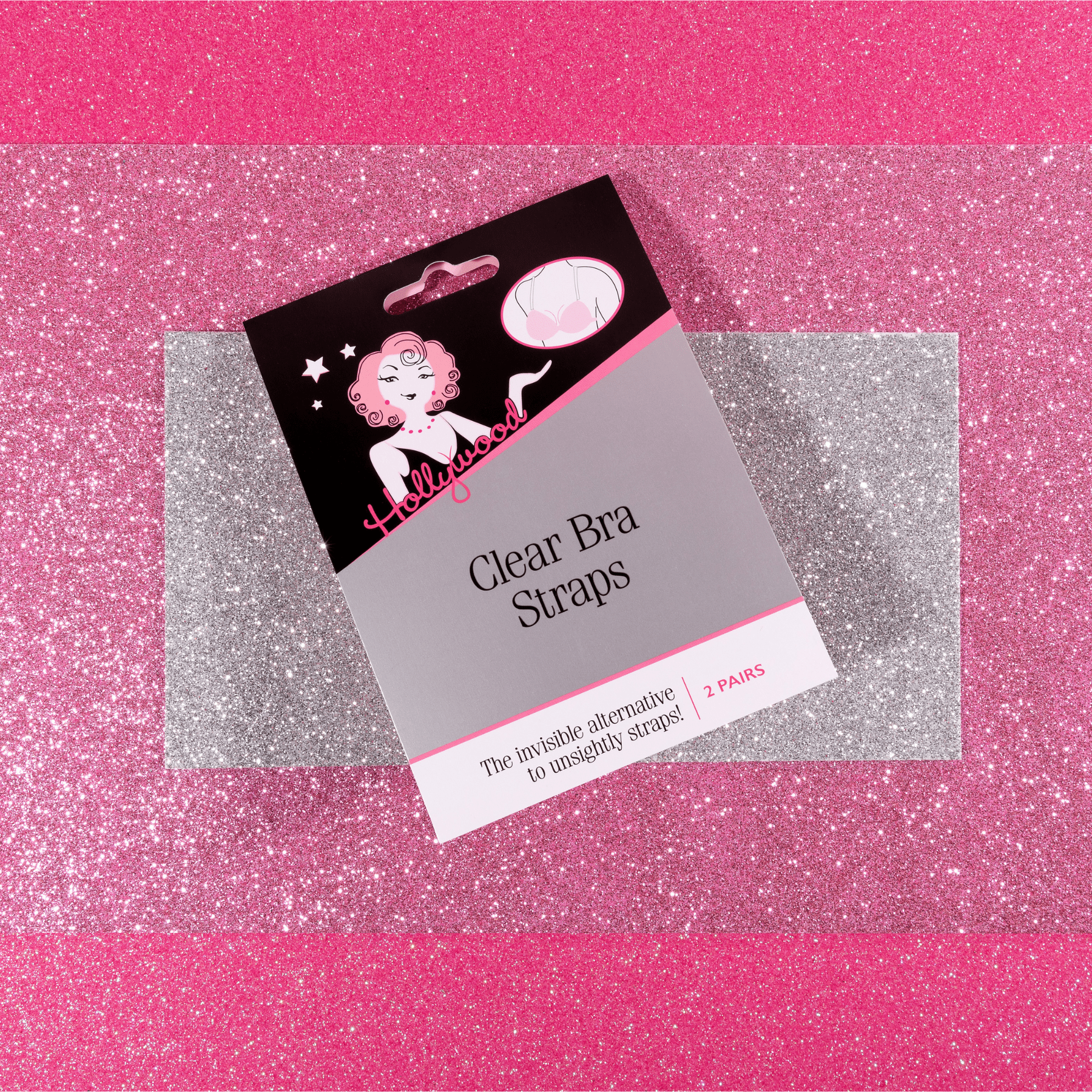 Hollywood Fashion Secrets Clear Bra Straps – 1 Pair in Australia | One Honey Boutique