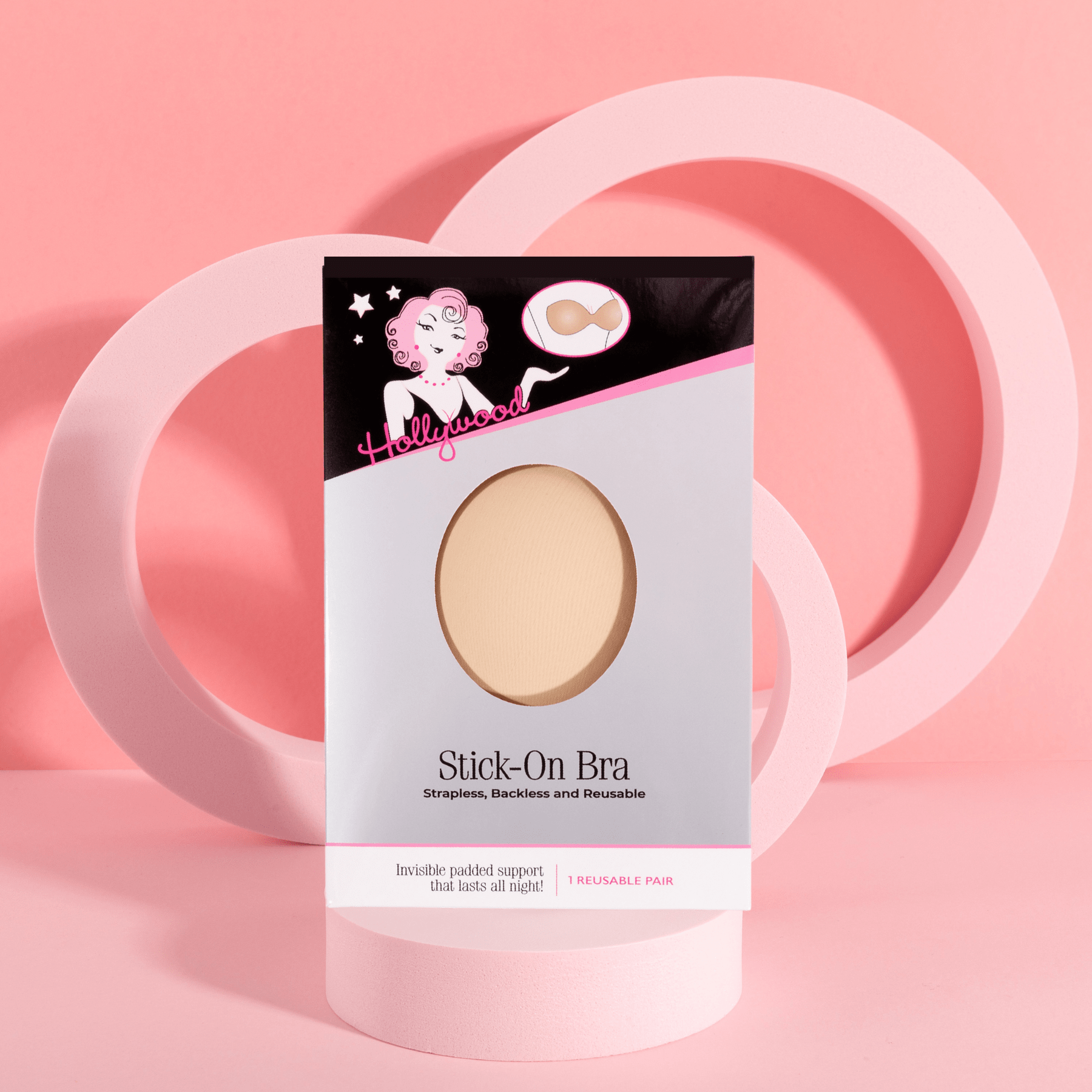 Hollywood Stick - On Bra | Strapless Backless Adhesive Bra in Australia | One Honey Boutique