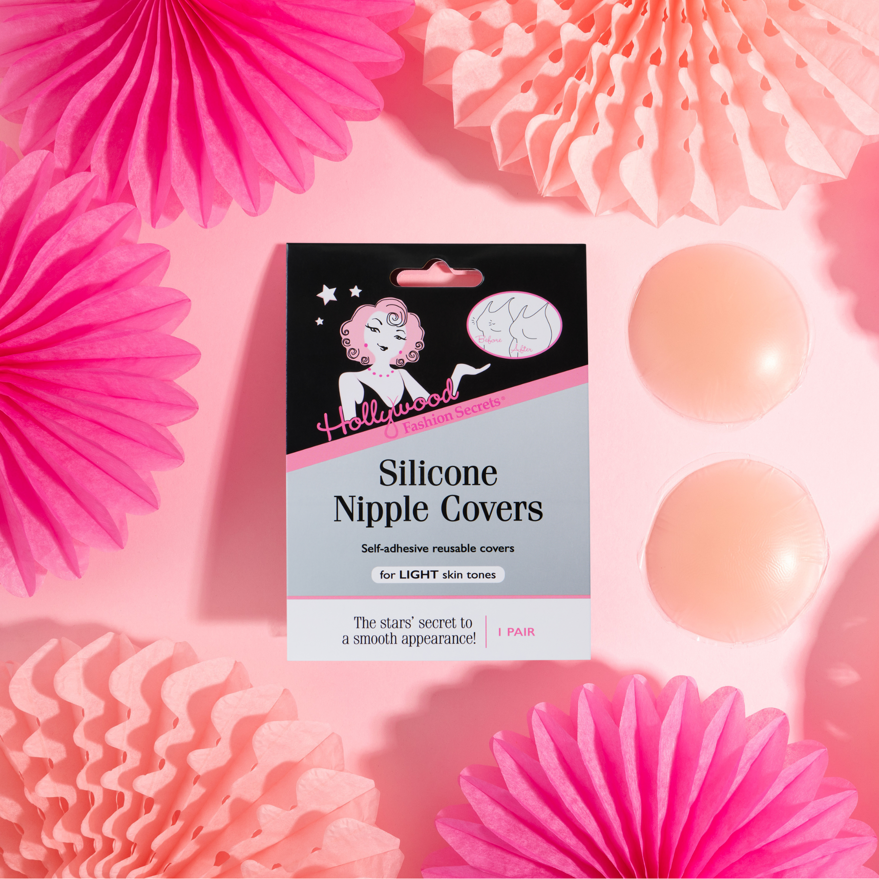 Hollywood Silicone Nipple Covers | Reusable Adhesive Petals