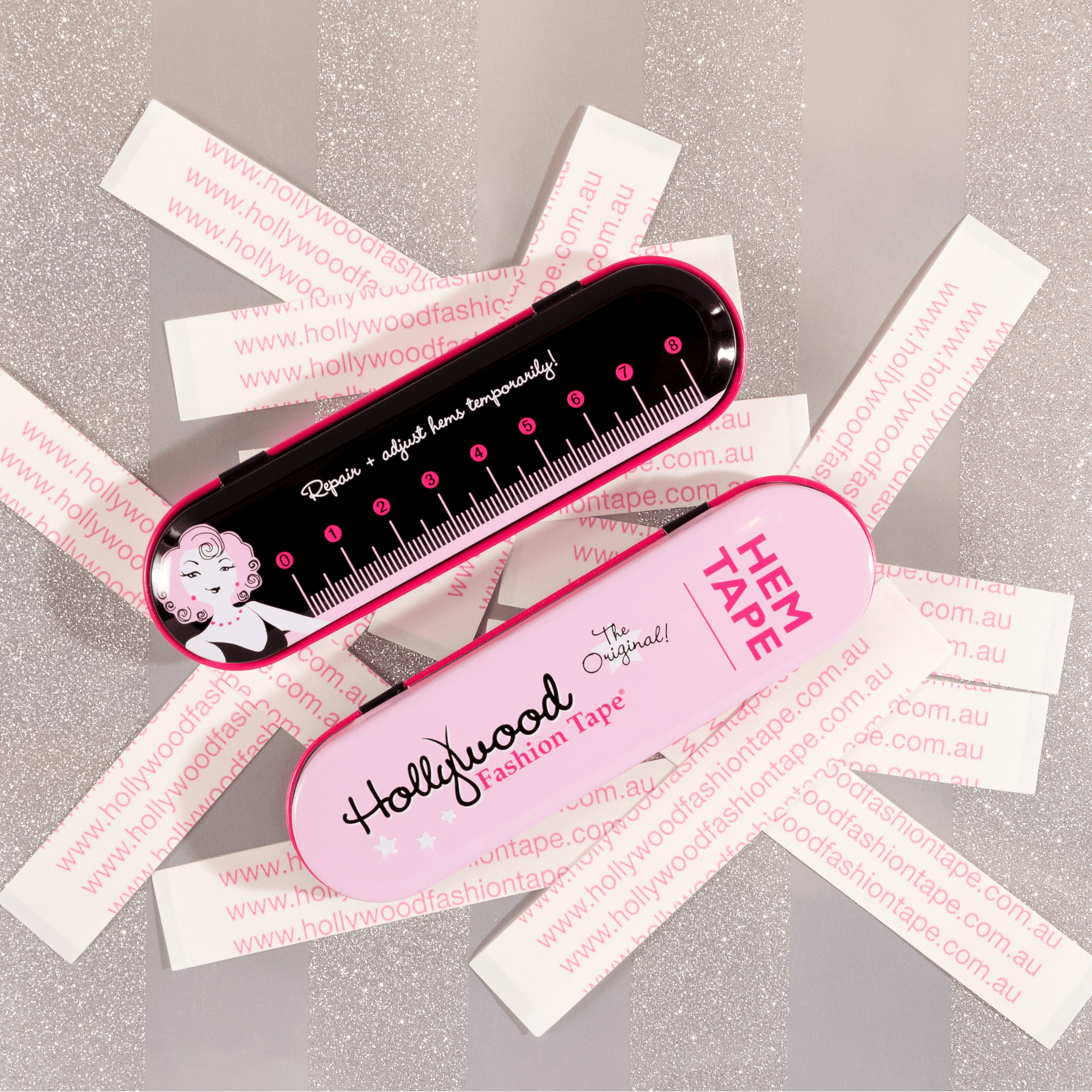 Hollywood Temporary Hem Tape | No - Sew Wardrobe Fix in Australia | One Honey Boutique