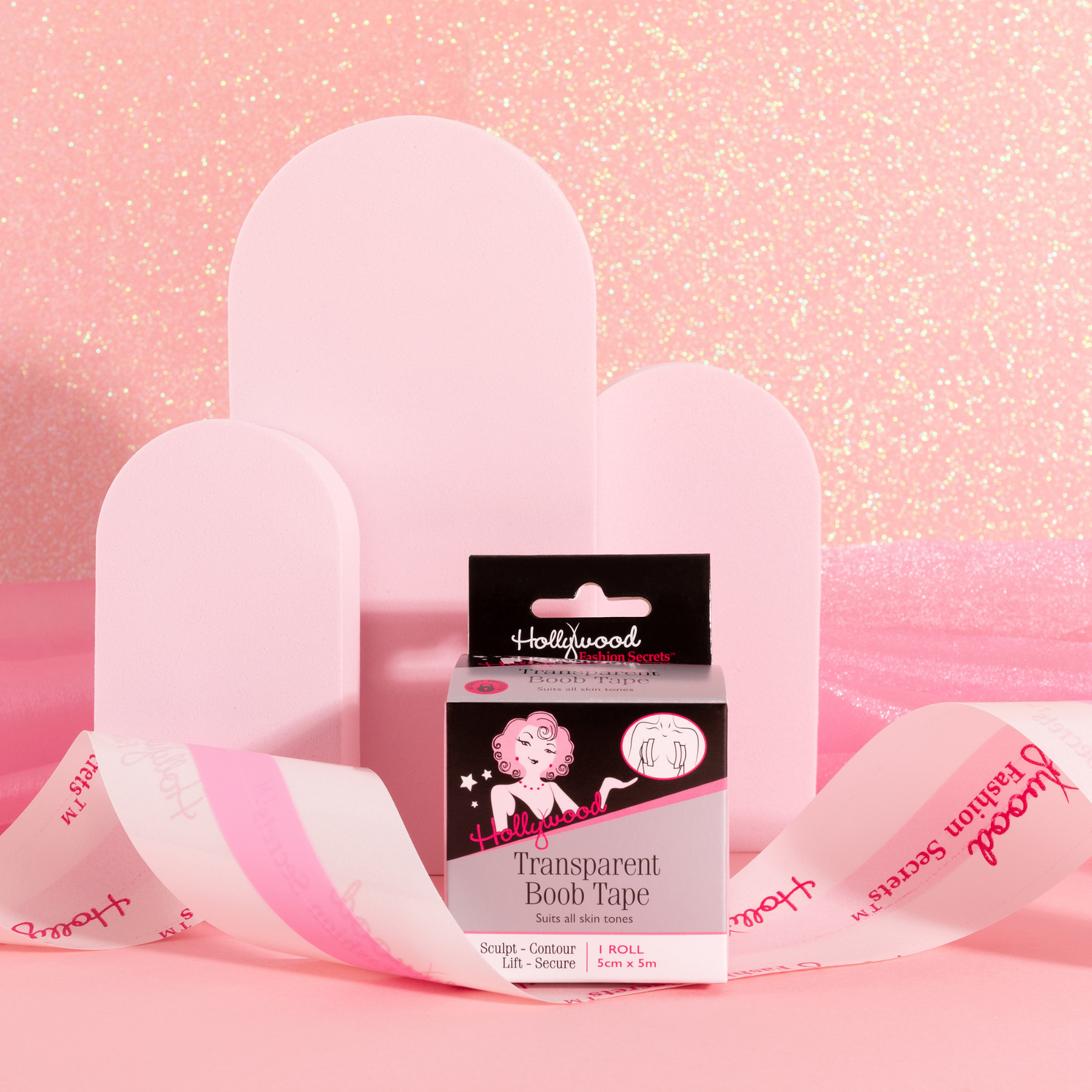 Hollywood Transparent Boob Tape | Invisible Breast Lift Tape