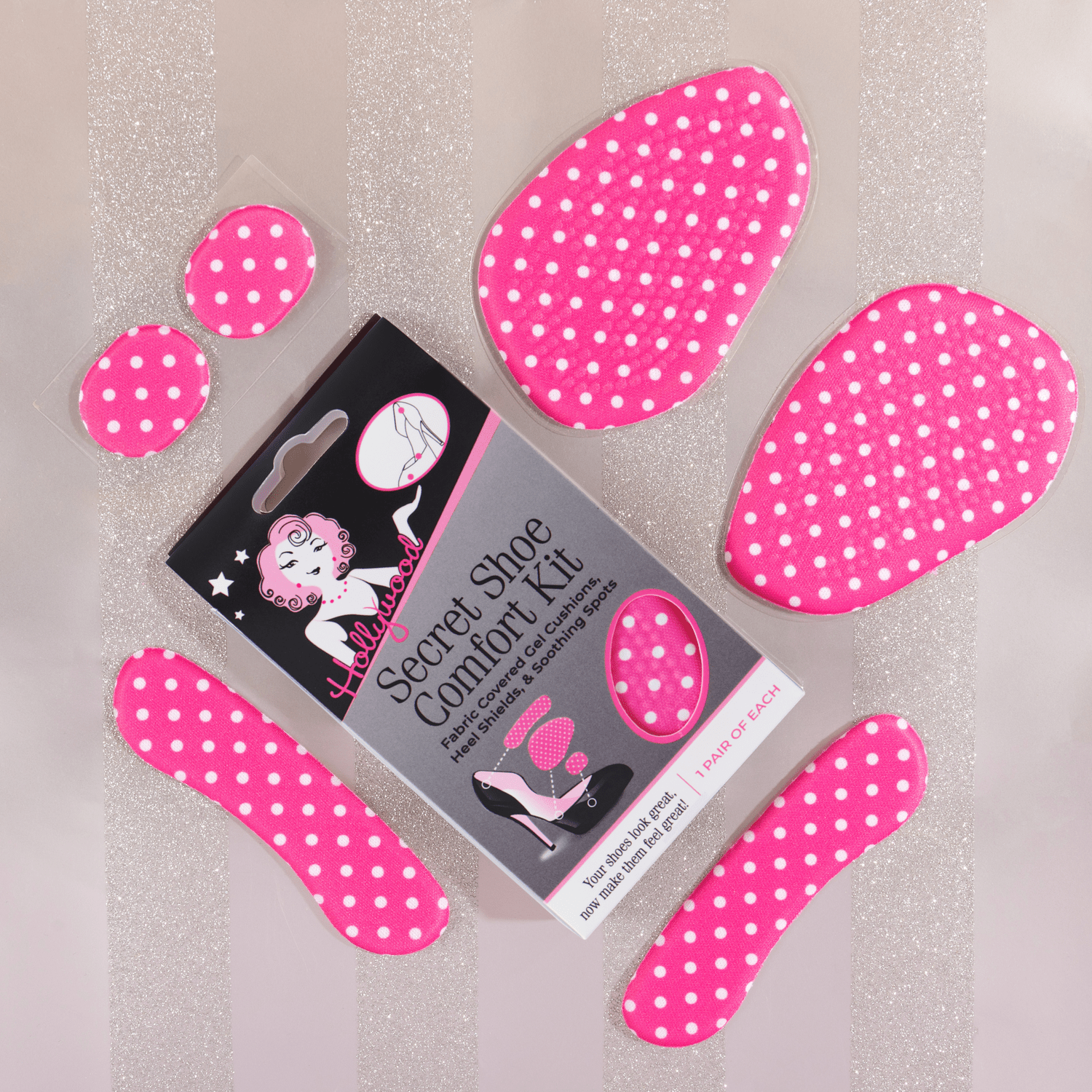 Hollywood Fashion Secrets Secret Shoe Comfort Kit – 3 - in - 1 High Heel Inserts in Australia | One Honey Boutique
