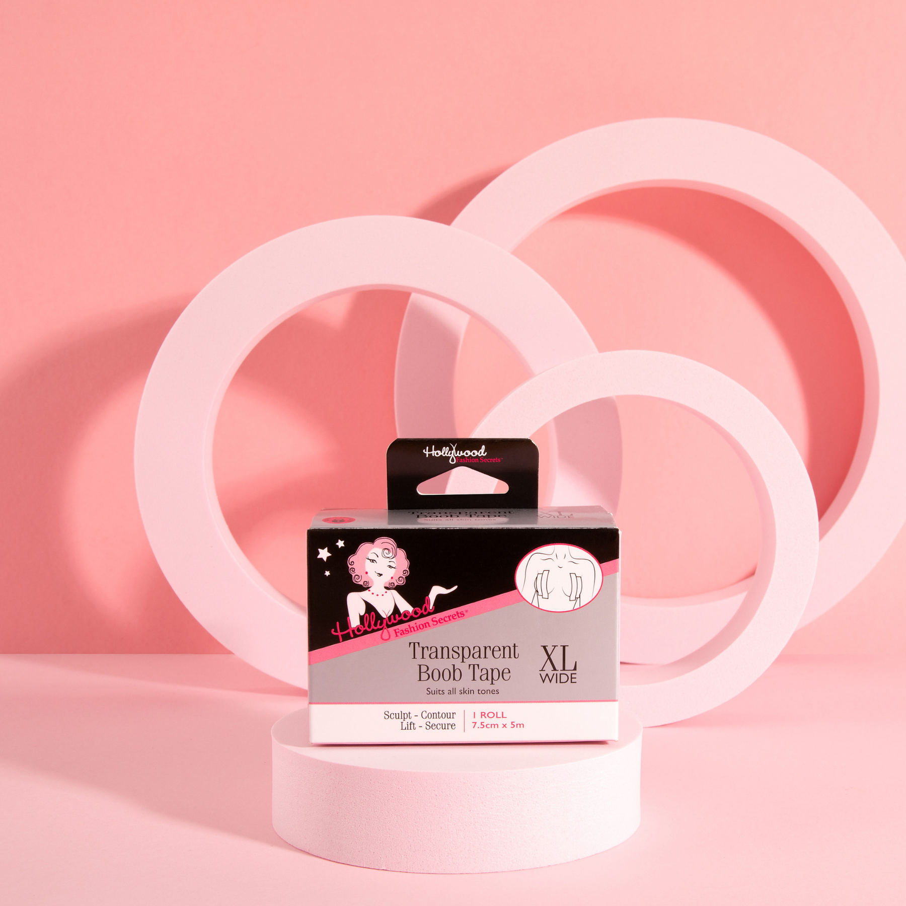 Hollywood Transparent Boob Tape | Invisible Breast Lift Tape