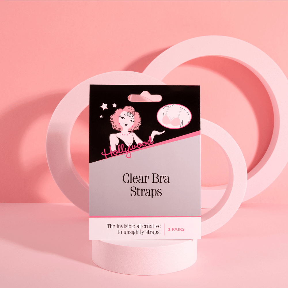 Hollywood Fashion Secrets Clear Bra Straps – 1 Pair in Australia | One Honey Boutique