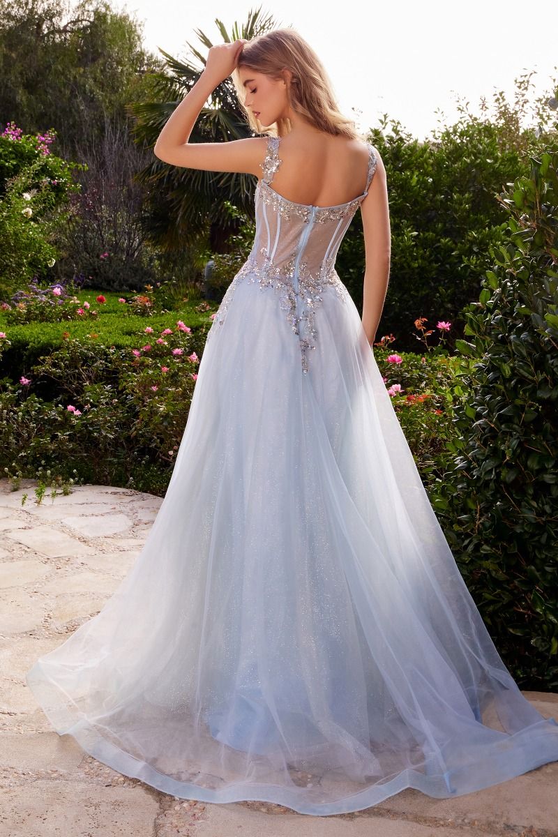 JADZIA Embellished Tulle A Line Prom & Formal Dress