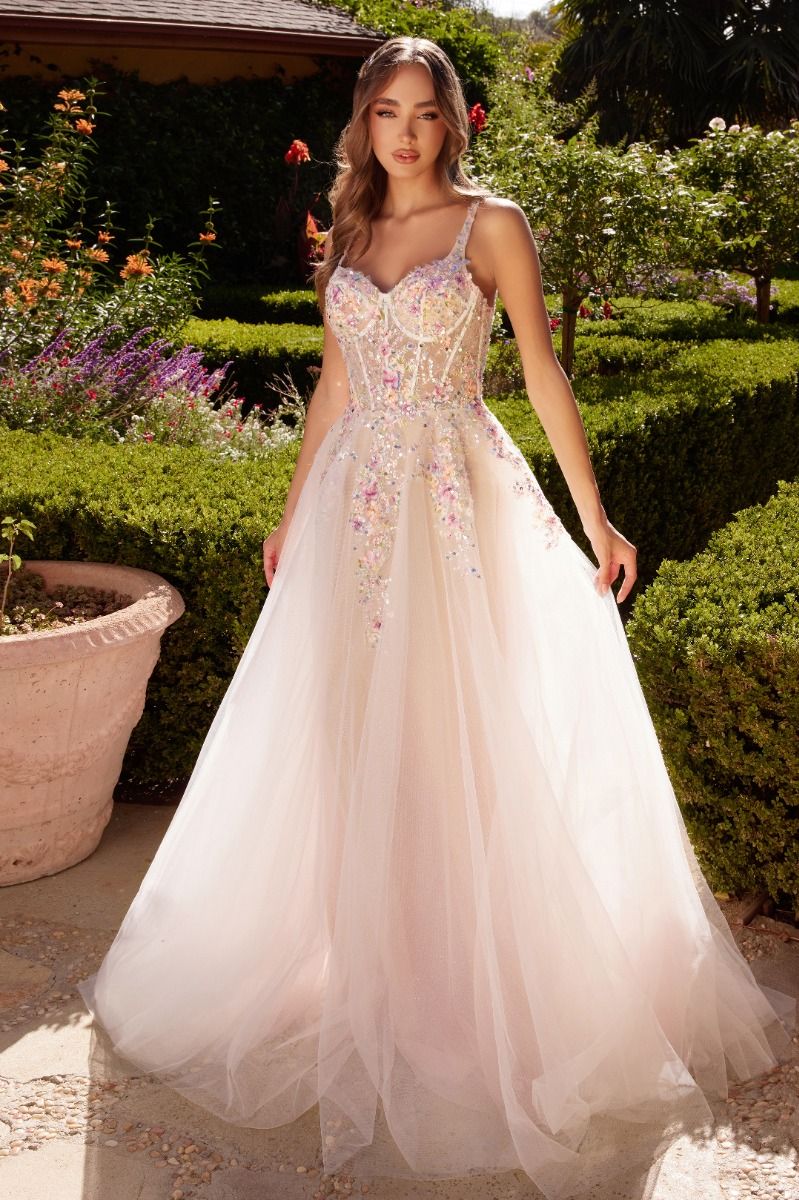 LUZIA Lace Applique Glitter Sparkle Prom & Formal Dress LUZIA Lace Applique Glitter Sparkle Prom & Formal Dress